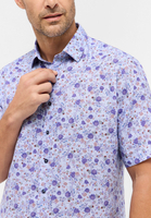 MODERN FIT Linen Shirt bleu imprimé