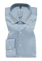 SLIM FIT Performance Shirt bleu-gris uni