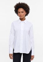 Signature Shirt Blouse in white plain