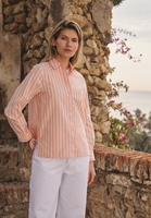 Oxford Shirt Blouse mandarine rayé