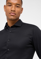 SLIM FIT Performance Shirt noir structuré