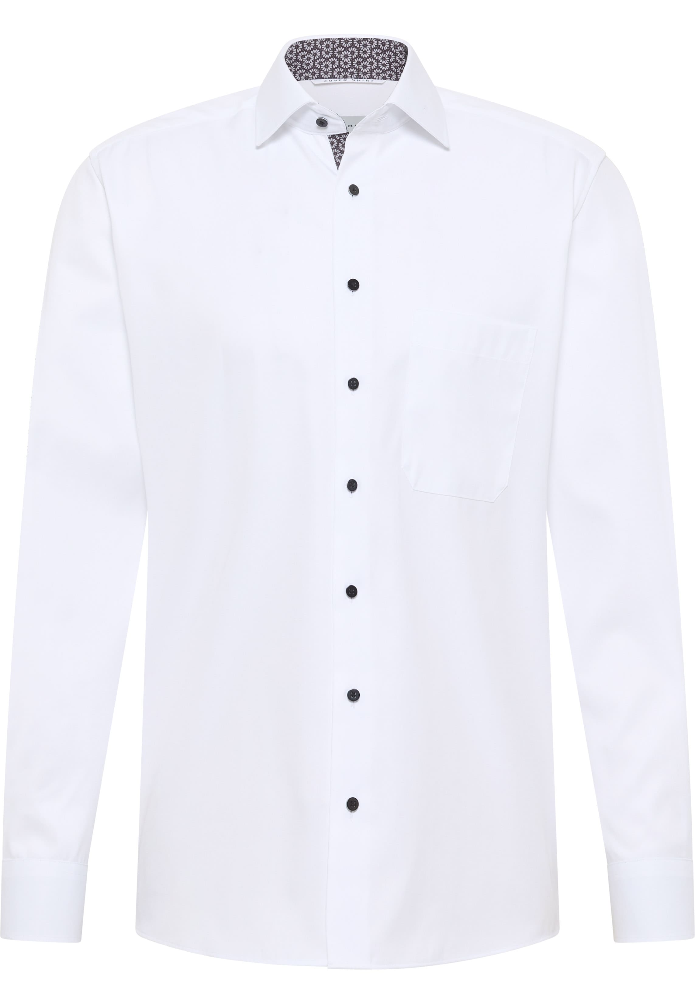 COMFORT FIT Cover Shirt blanc uni