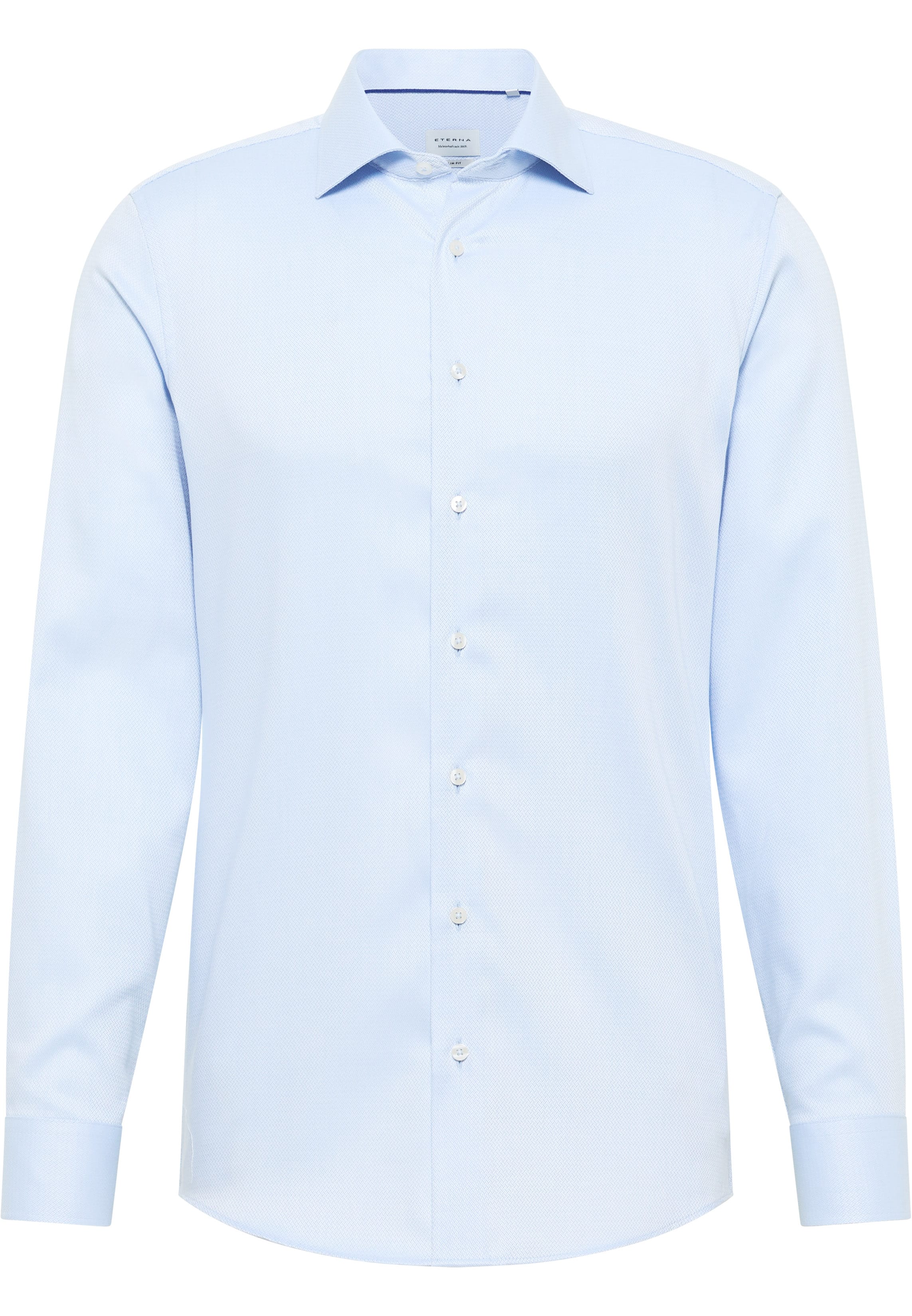 SLIM FIT Shirt in light blue structured