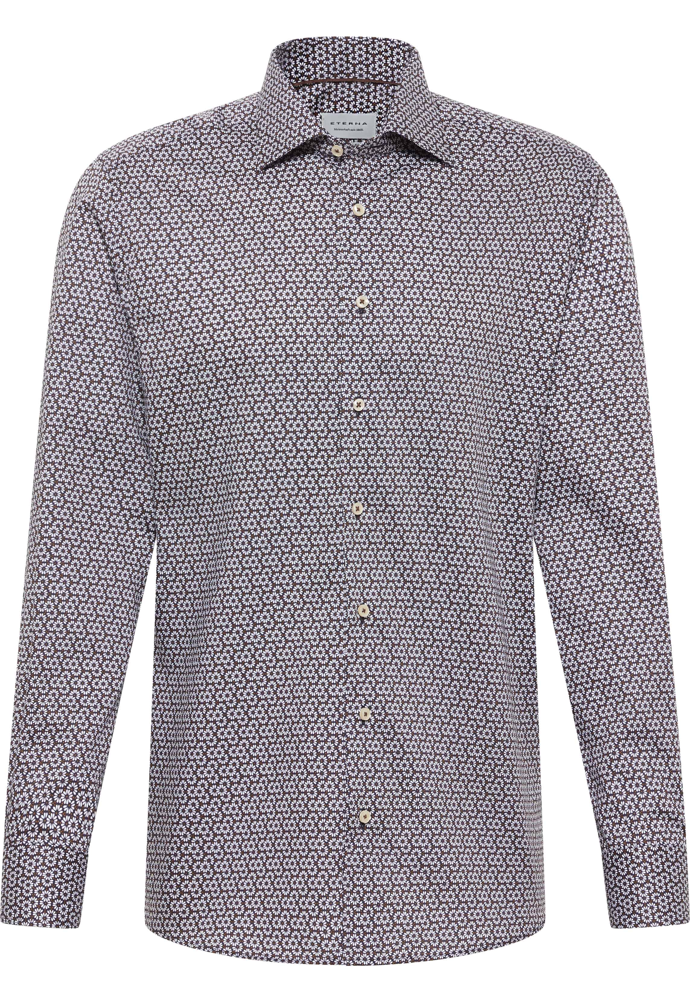 MODERN FIT Shirt in navy printed