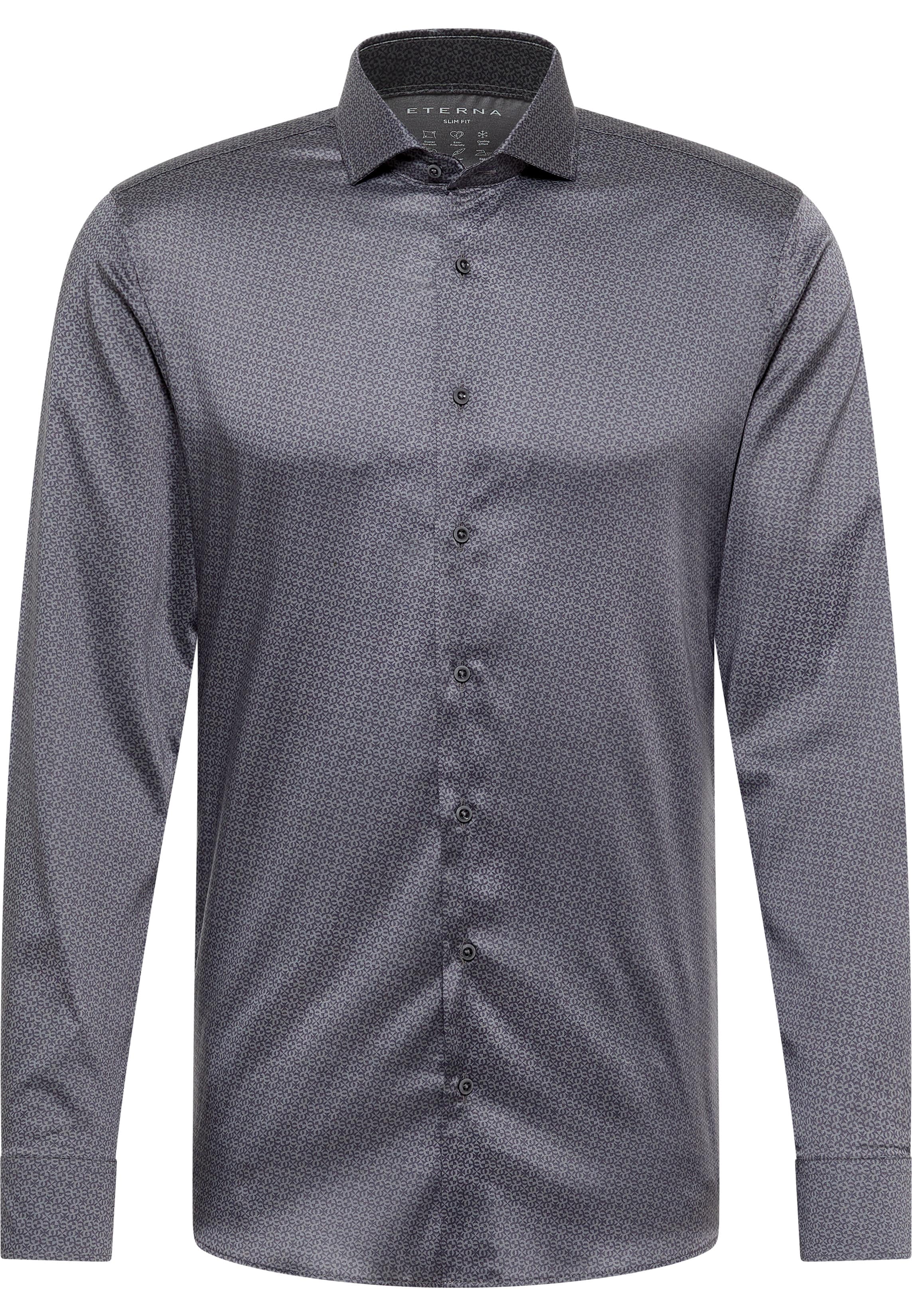 SLIM FIT Performance Shirt in grijs gedrukt