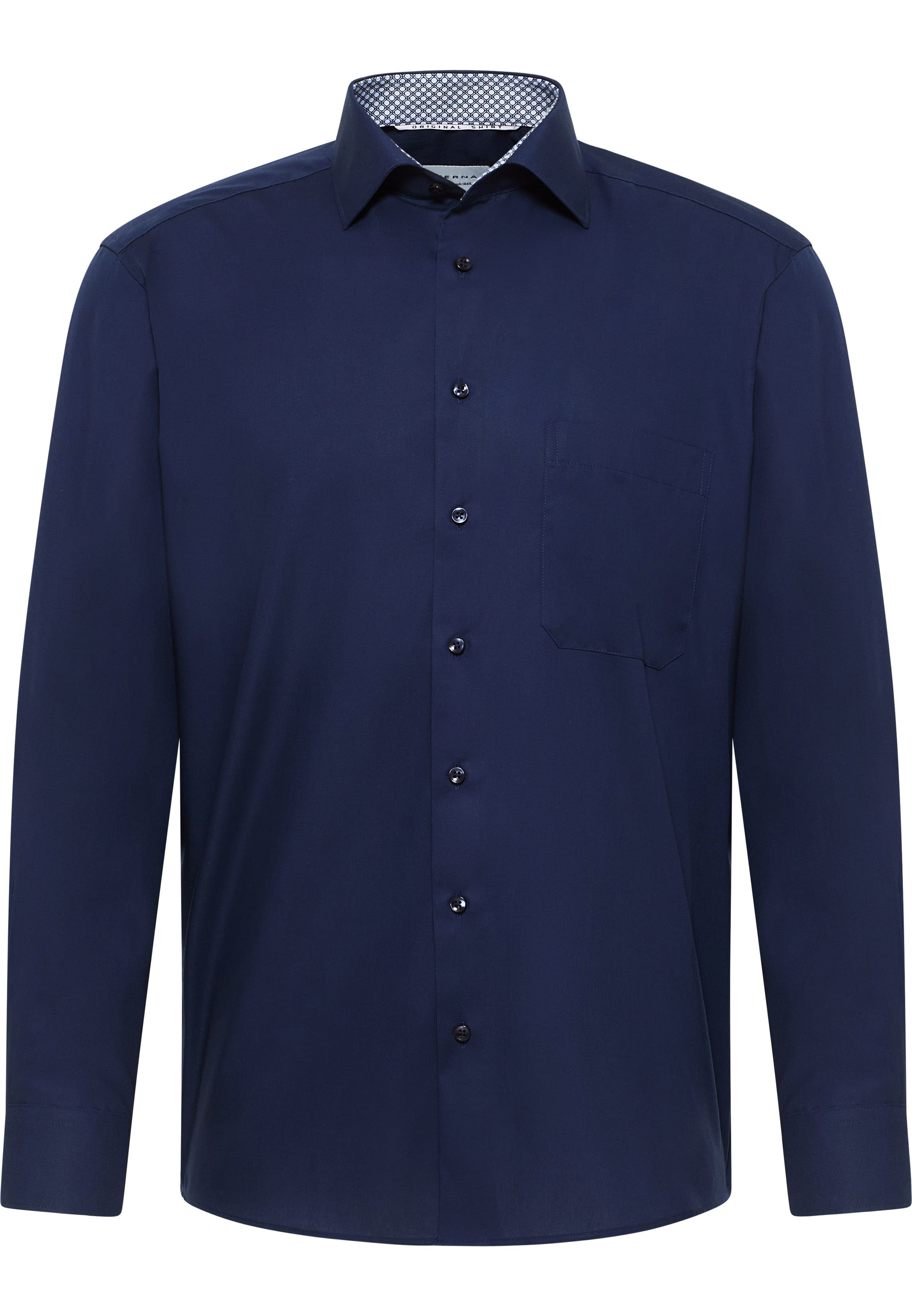 COMFORT FIT Original Shirt in navy plain