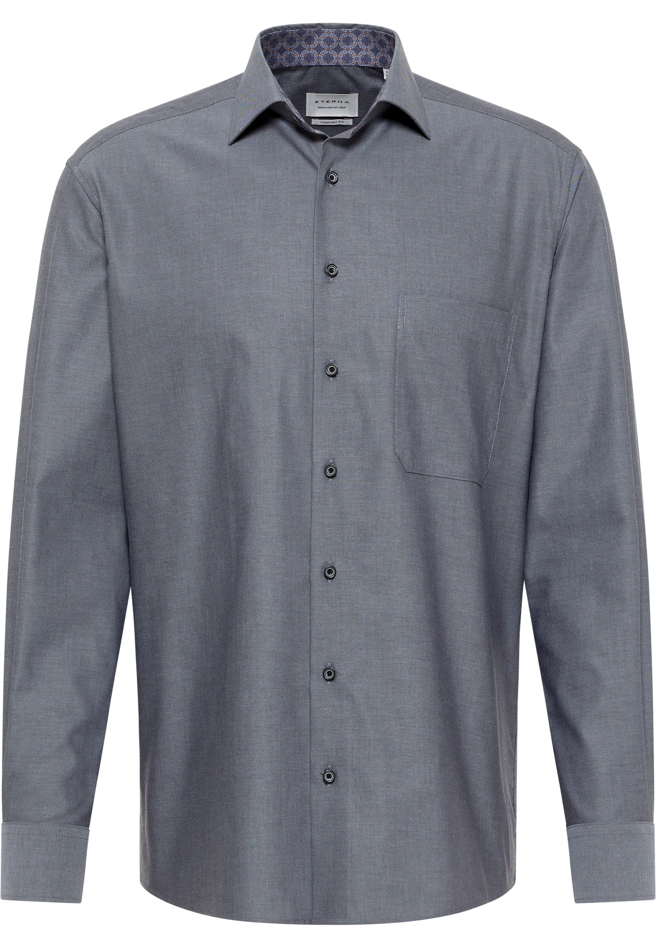 COMFORT FIT Shirt in anthracite plain