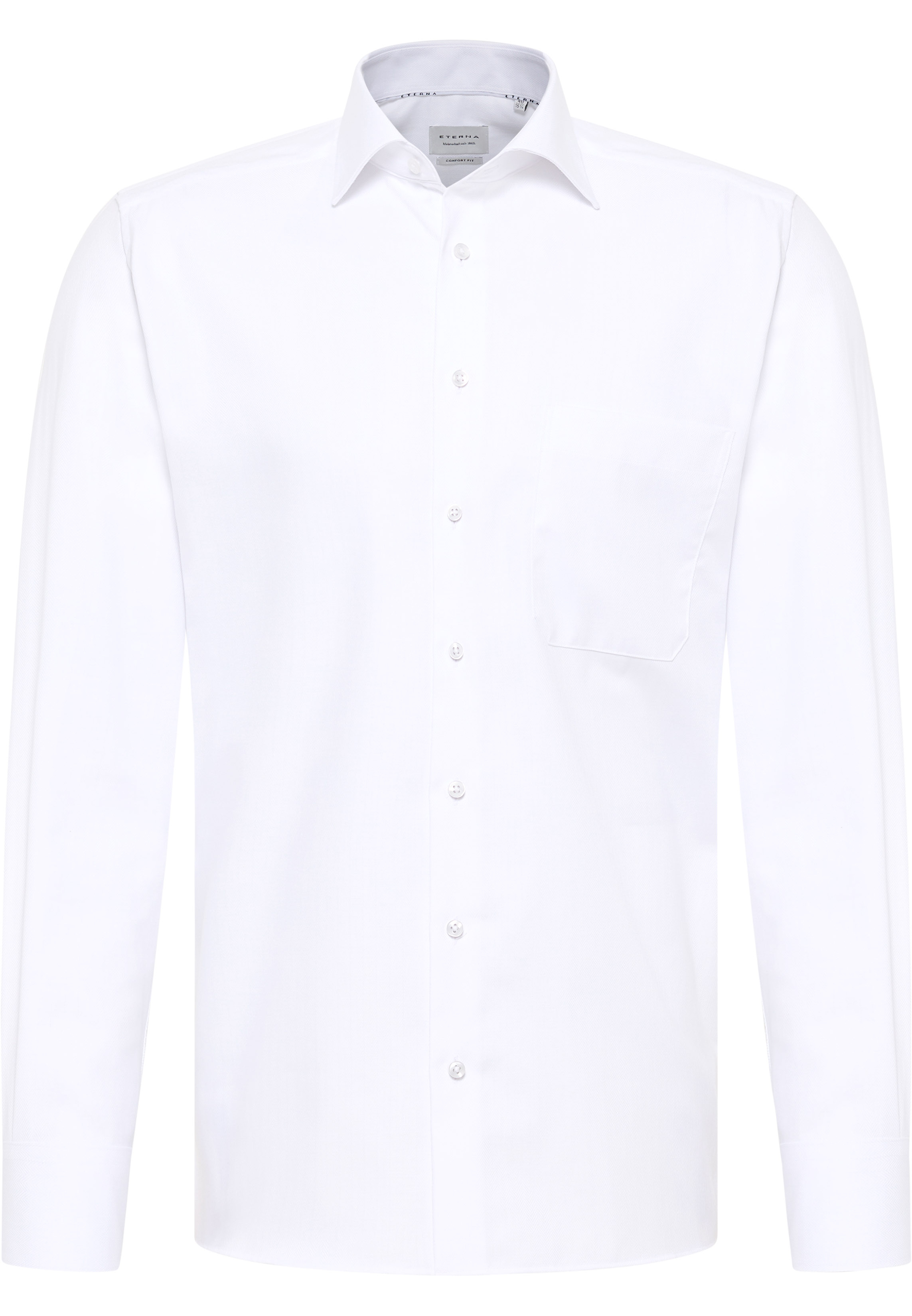 COMFORT FIT Shirt in white structured