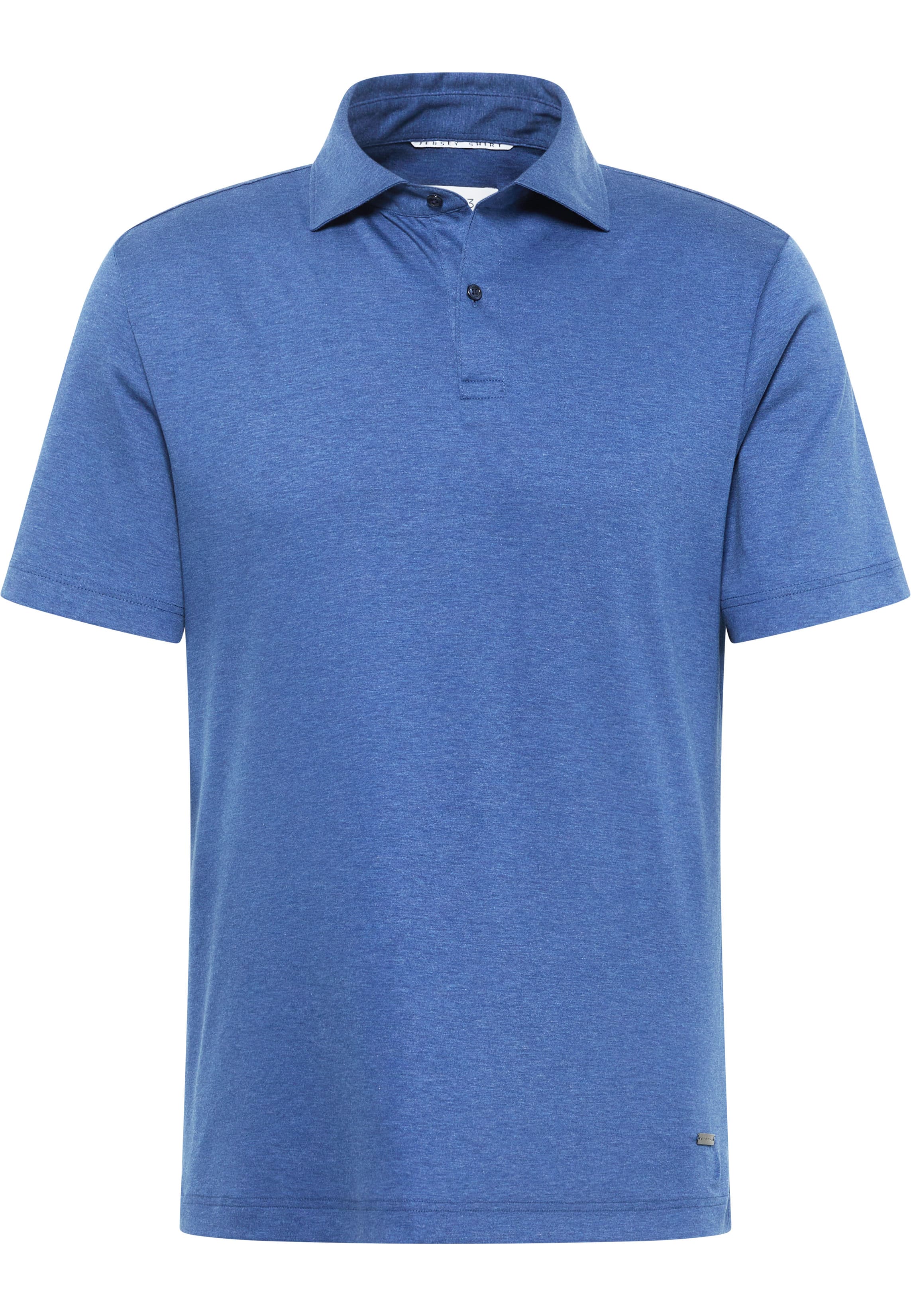 REGULAR FIT Jersey Shirt in blue plain