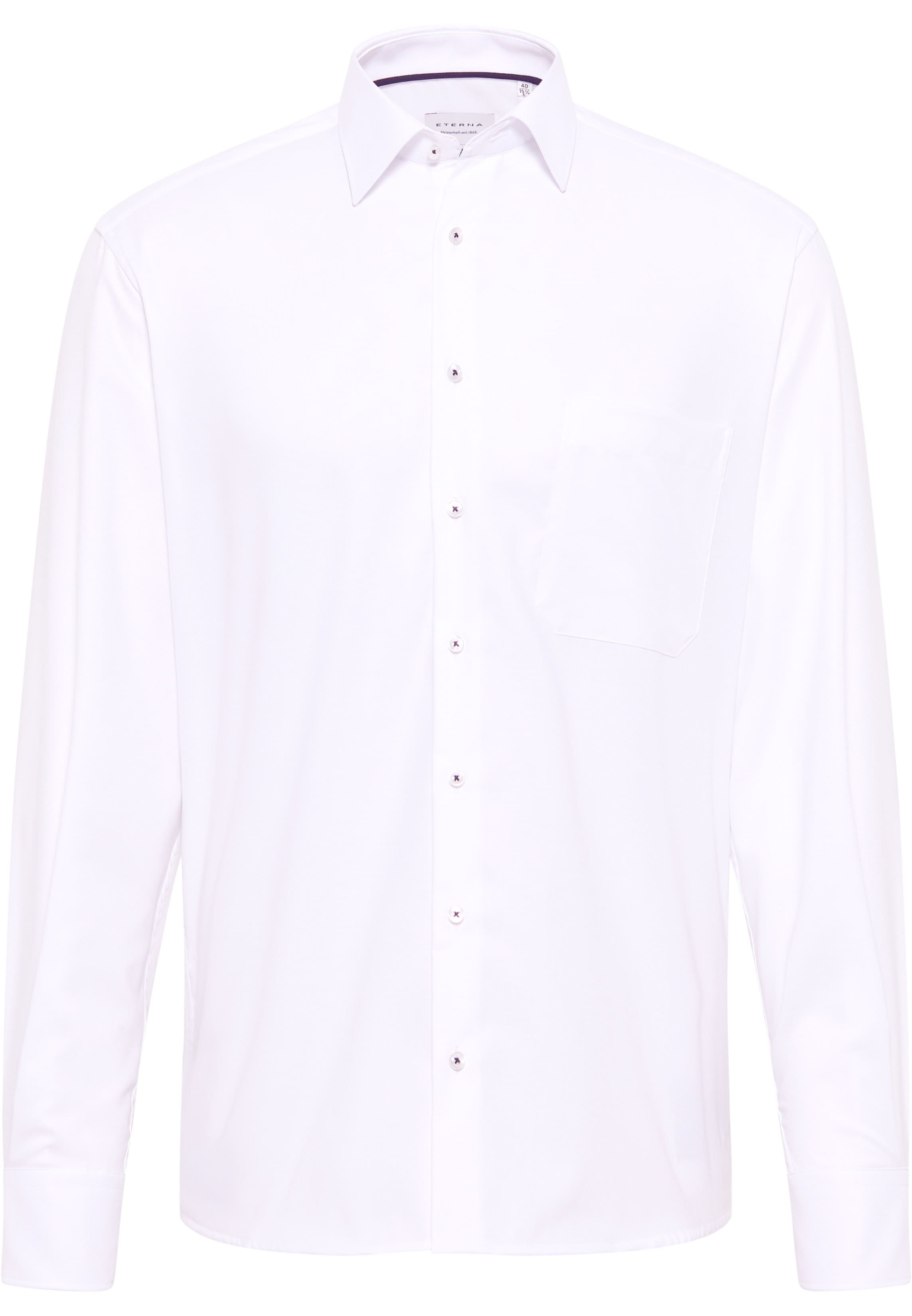 COMFORT FIT Shirt in white structured