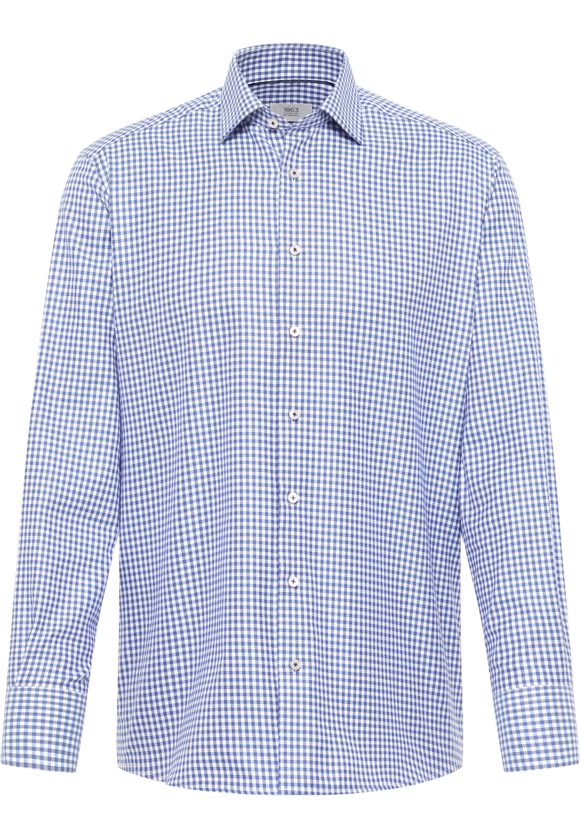 COMFORT FIT Shirt in blue checkered