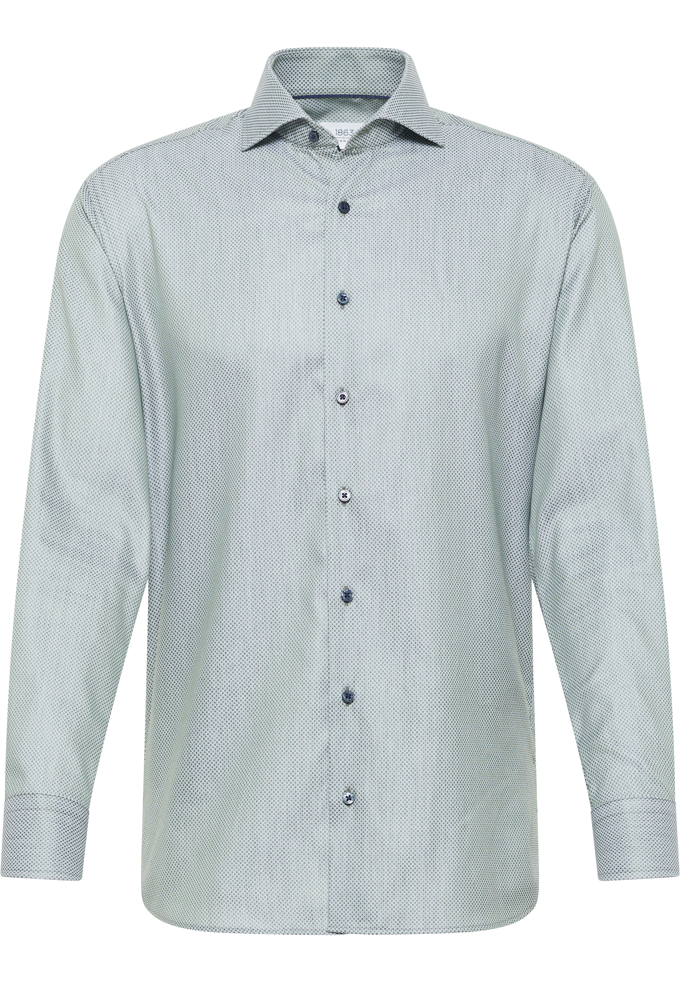 MODERN FIT Chemise gris foncé structuré