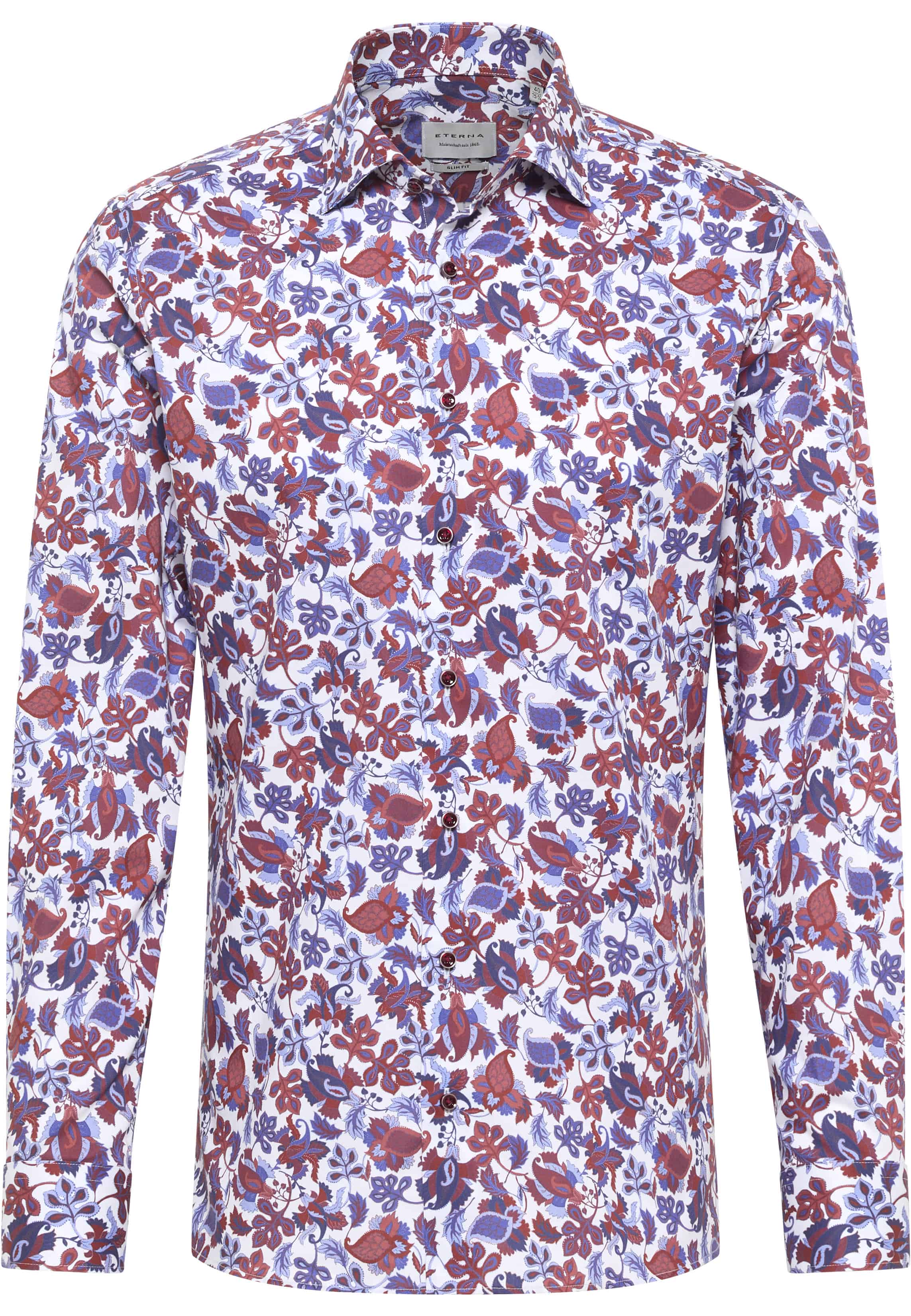 SLIM FIT Shirt in red printed