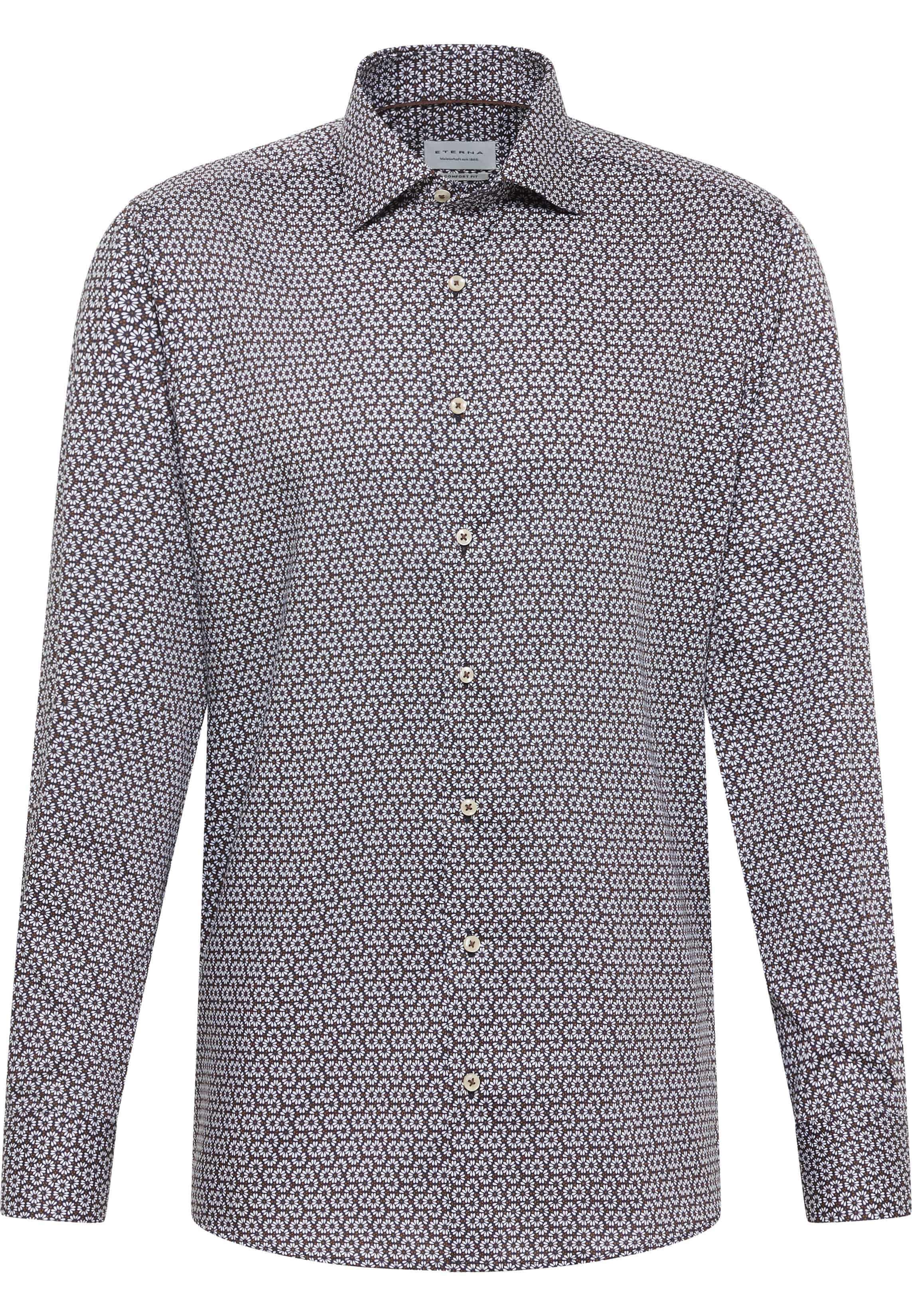 COMFORT FIT Shirt in navy printed