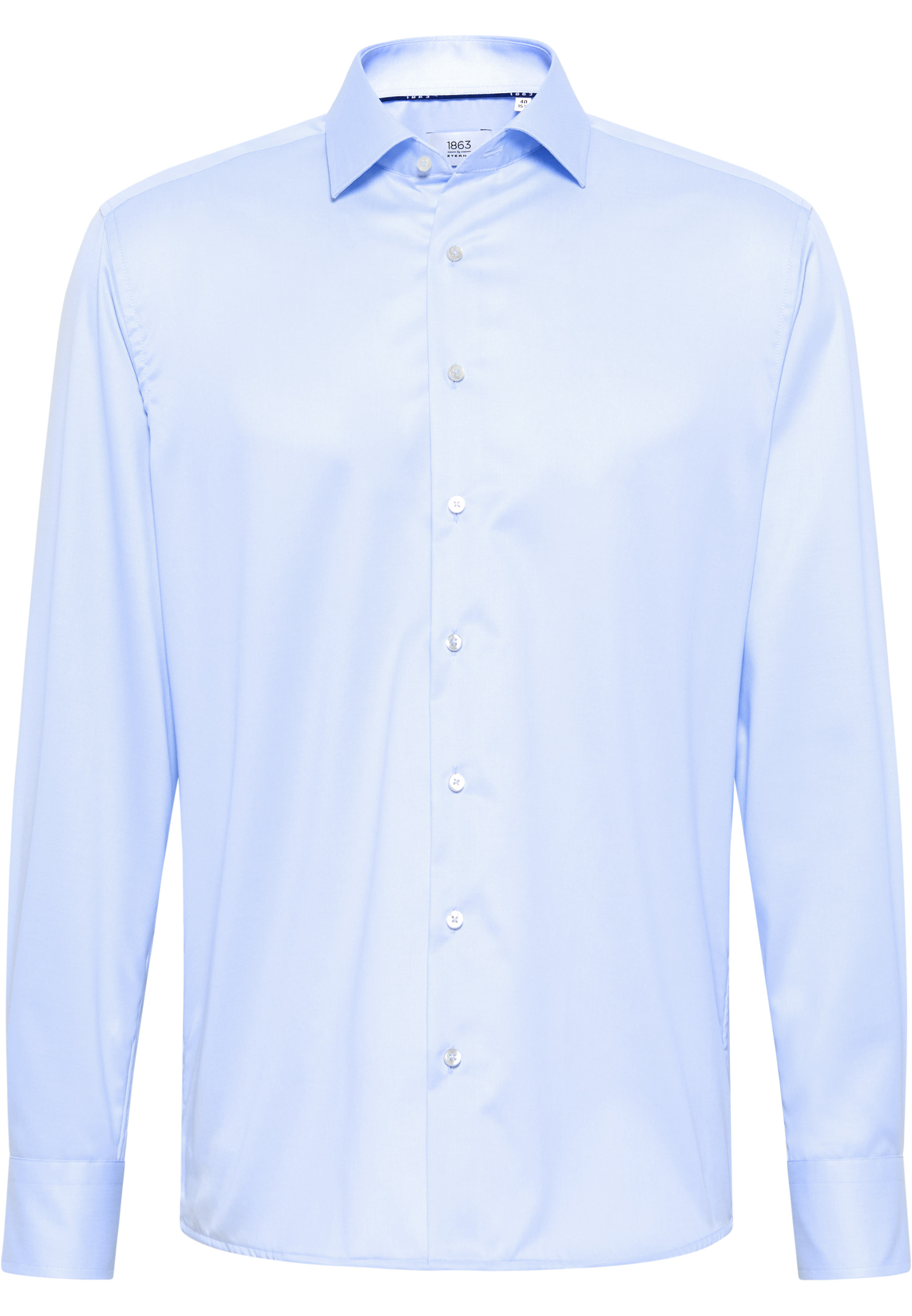 COMFORT FIT Shirt in light blue plain