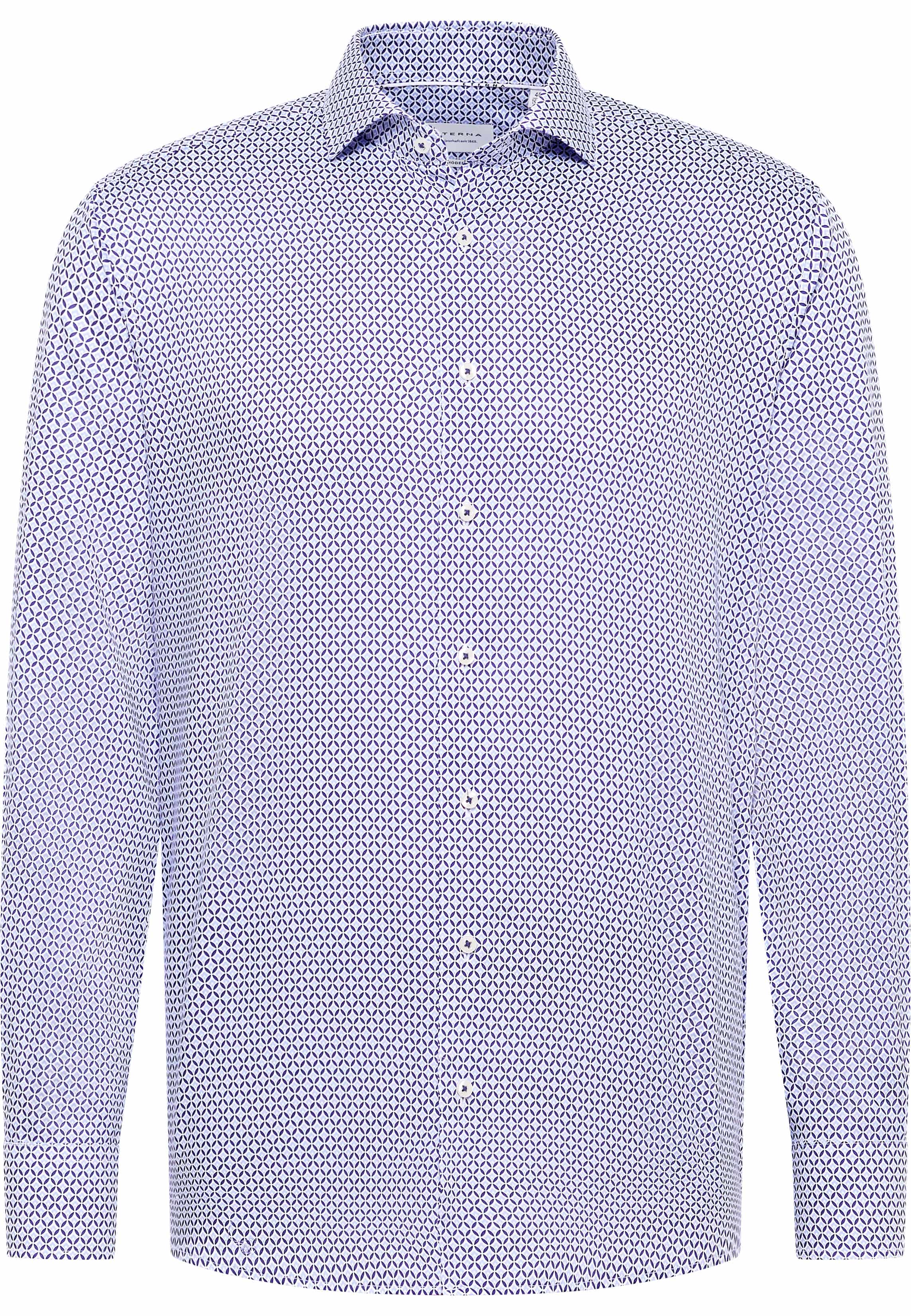 MODERN FIT Shirt in light blue printed