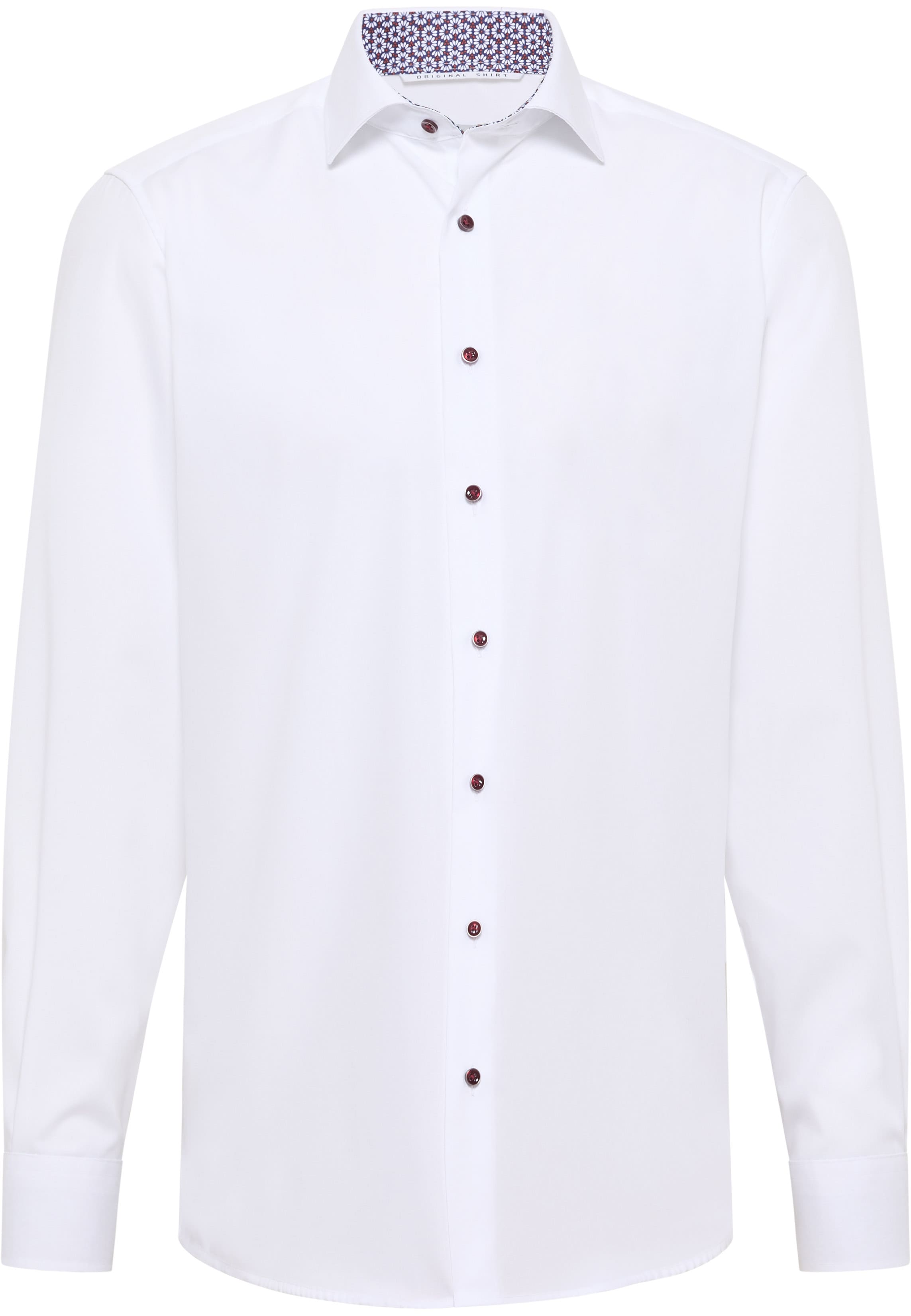 COMFORT FIT Original Shirt in white plain