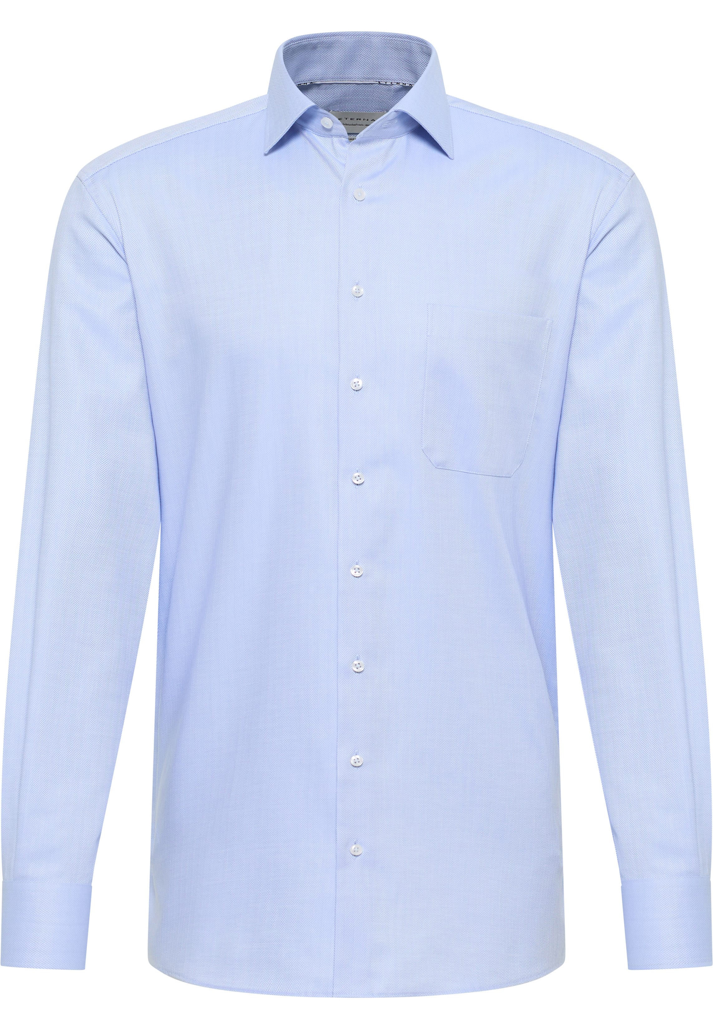 COMFORT FIT Shirt in light blue structured