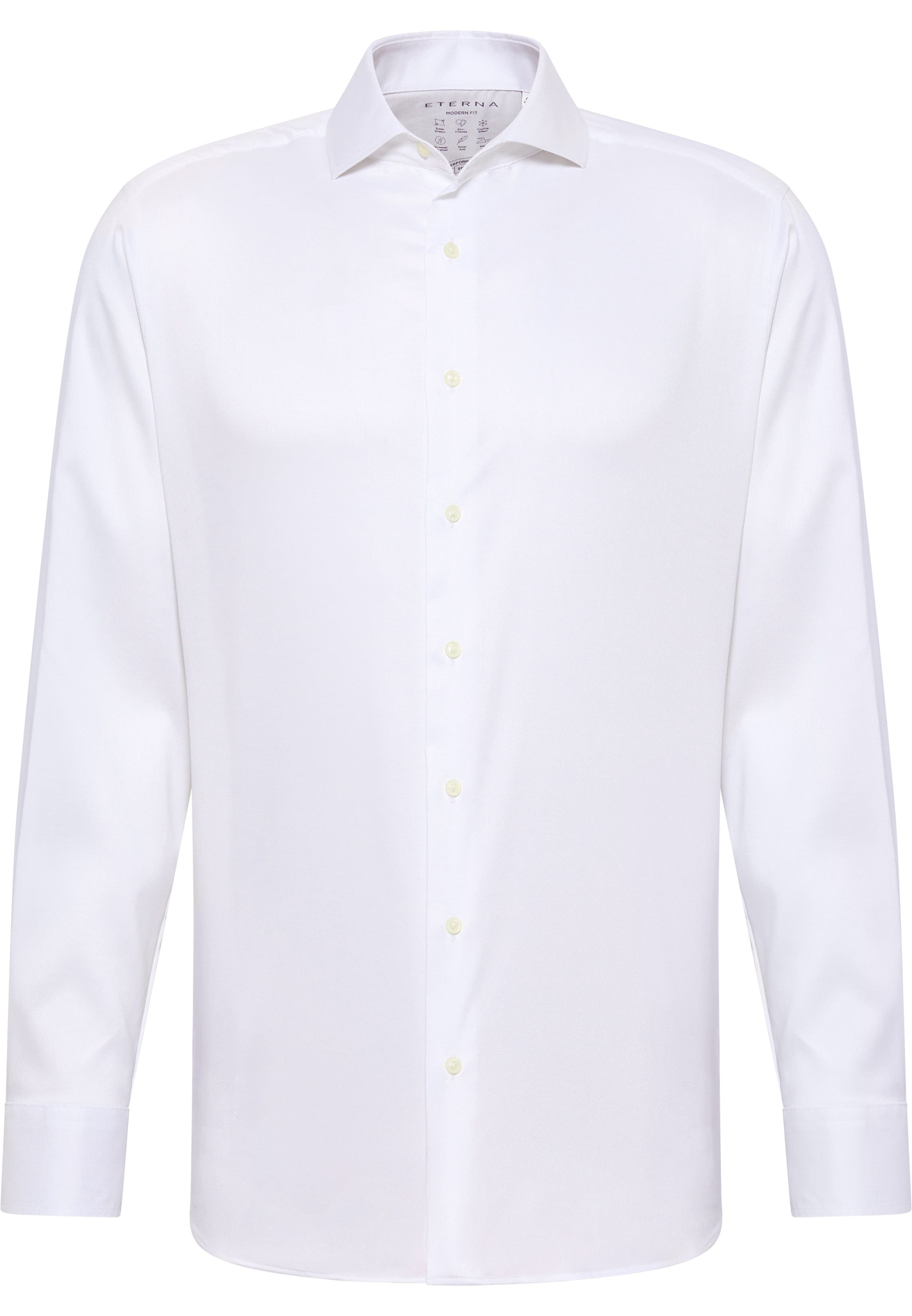 MODERN FIT Performance Shirt blanc structuré
