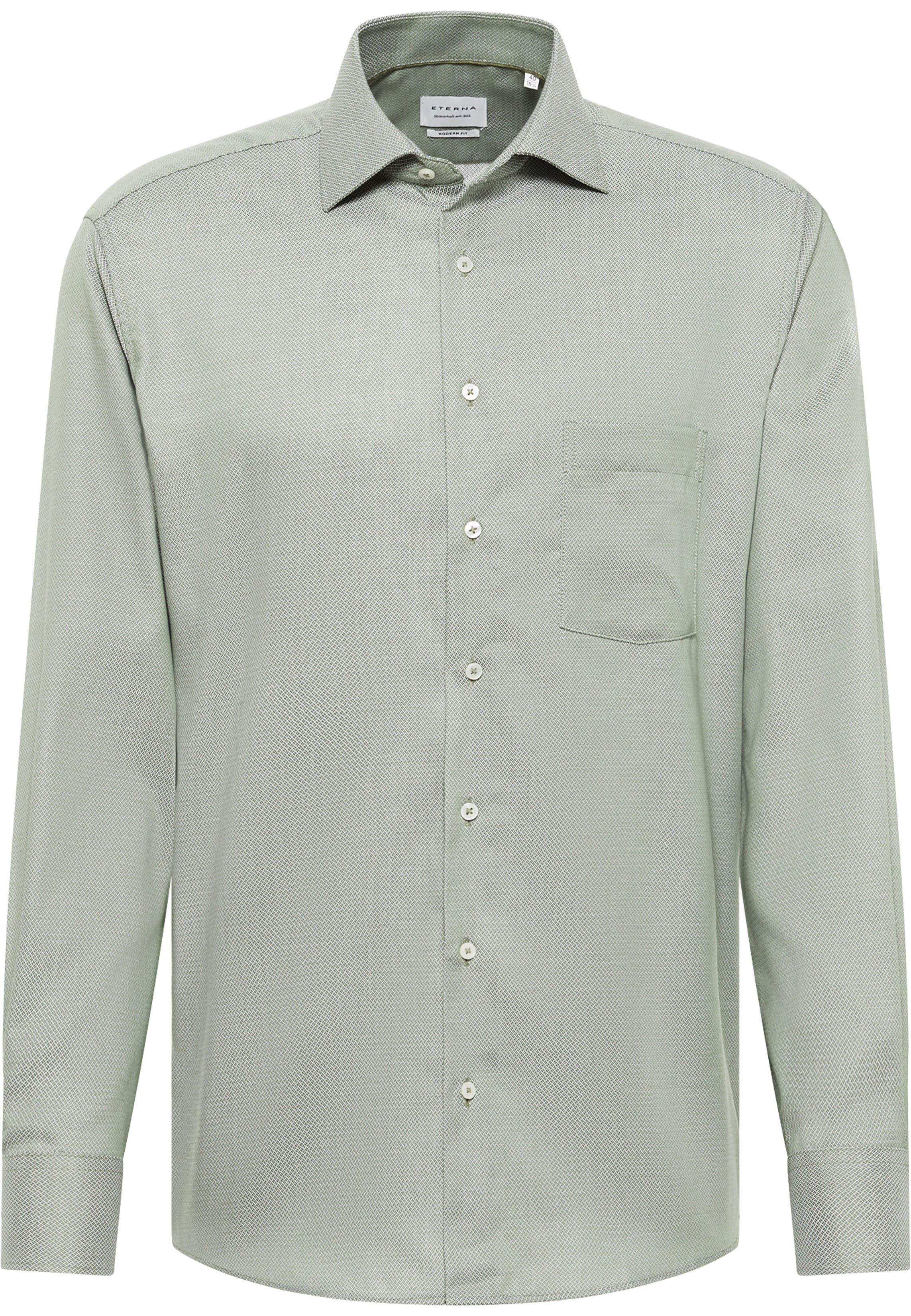 MODERN FIT Shirt in leave structured