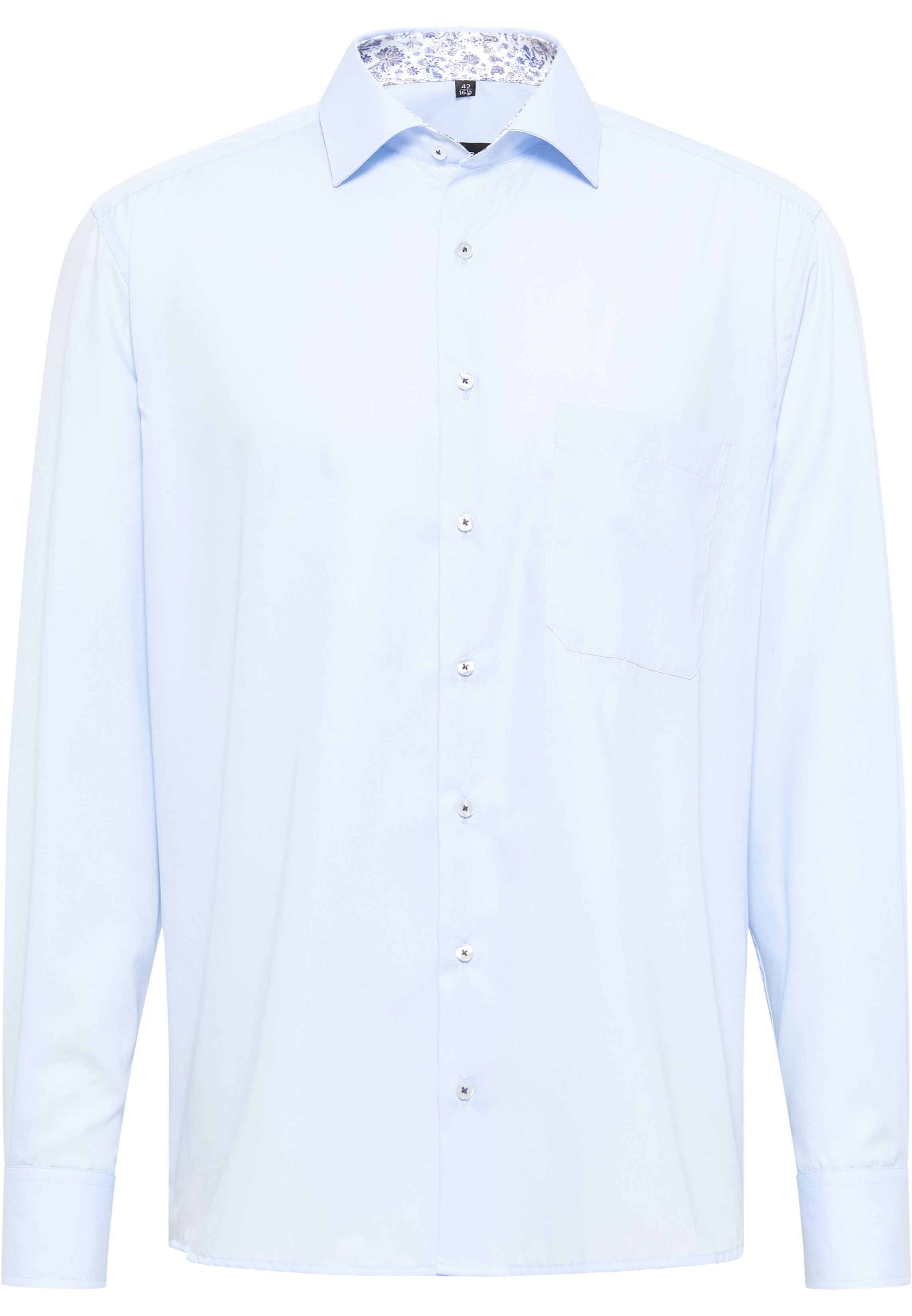 COMFORT FIT Shirt in sky blue plain