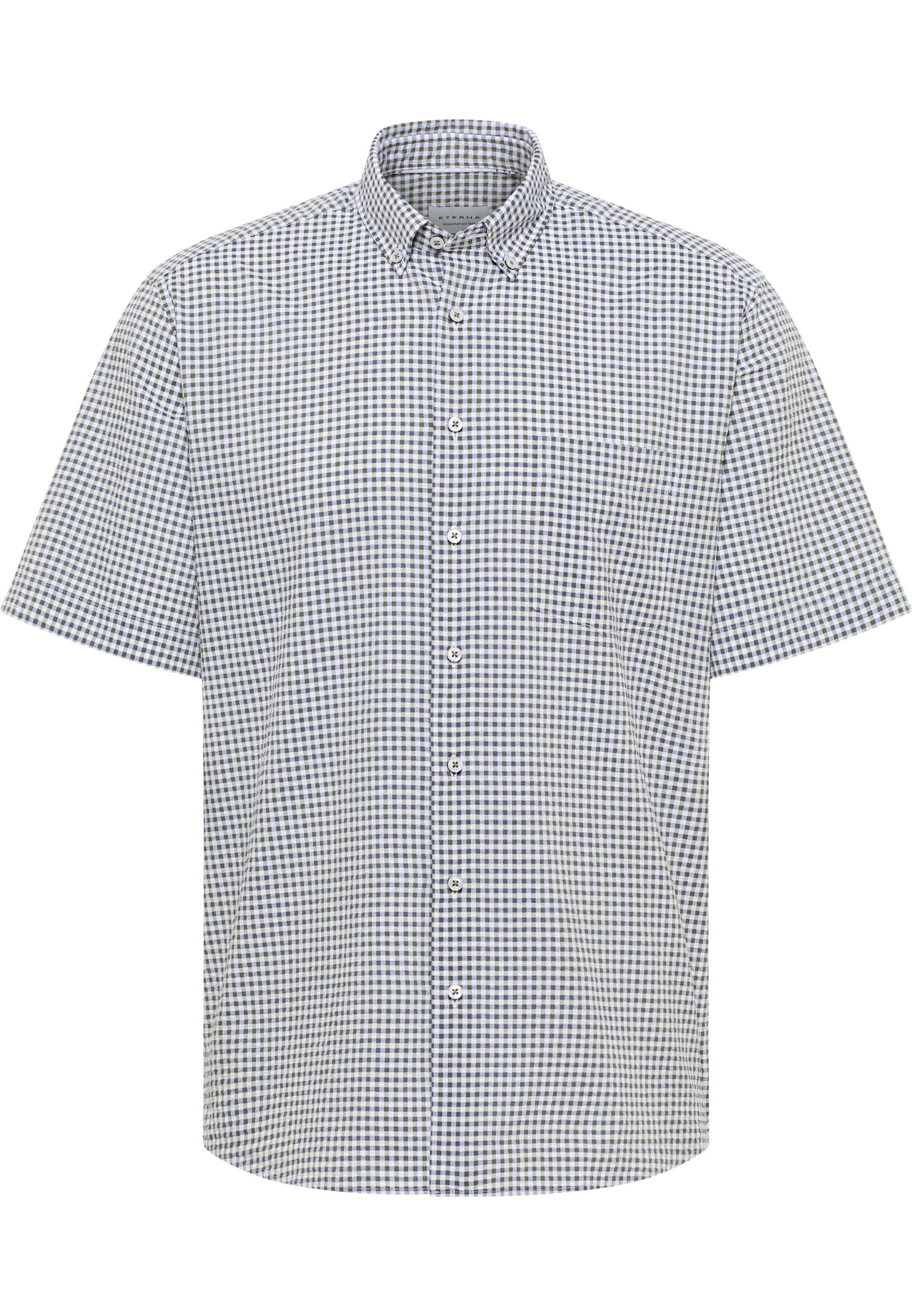 MODERN FIT Shirt in green checkered