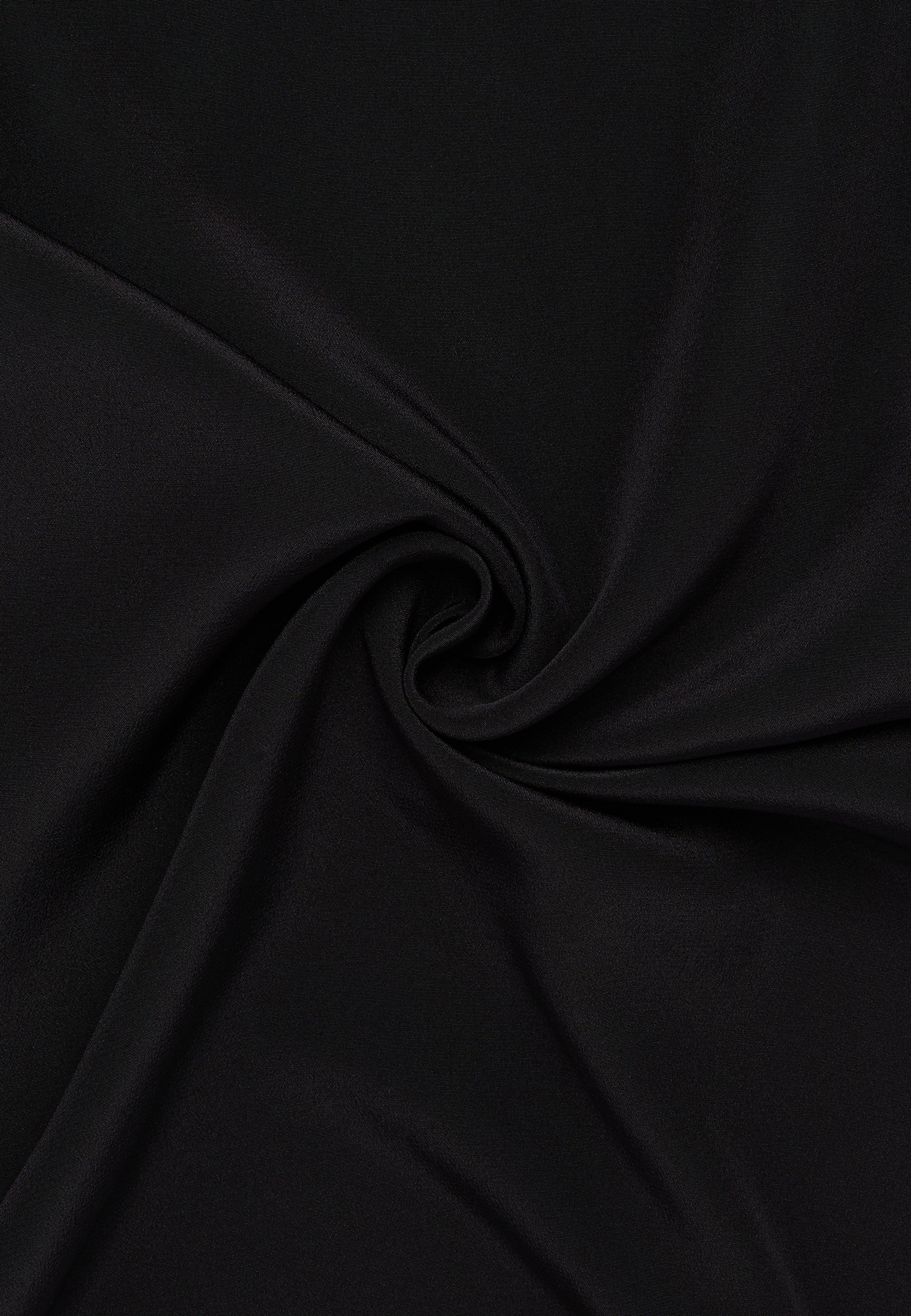 Bluse in schwarz unifarben