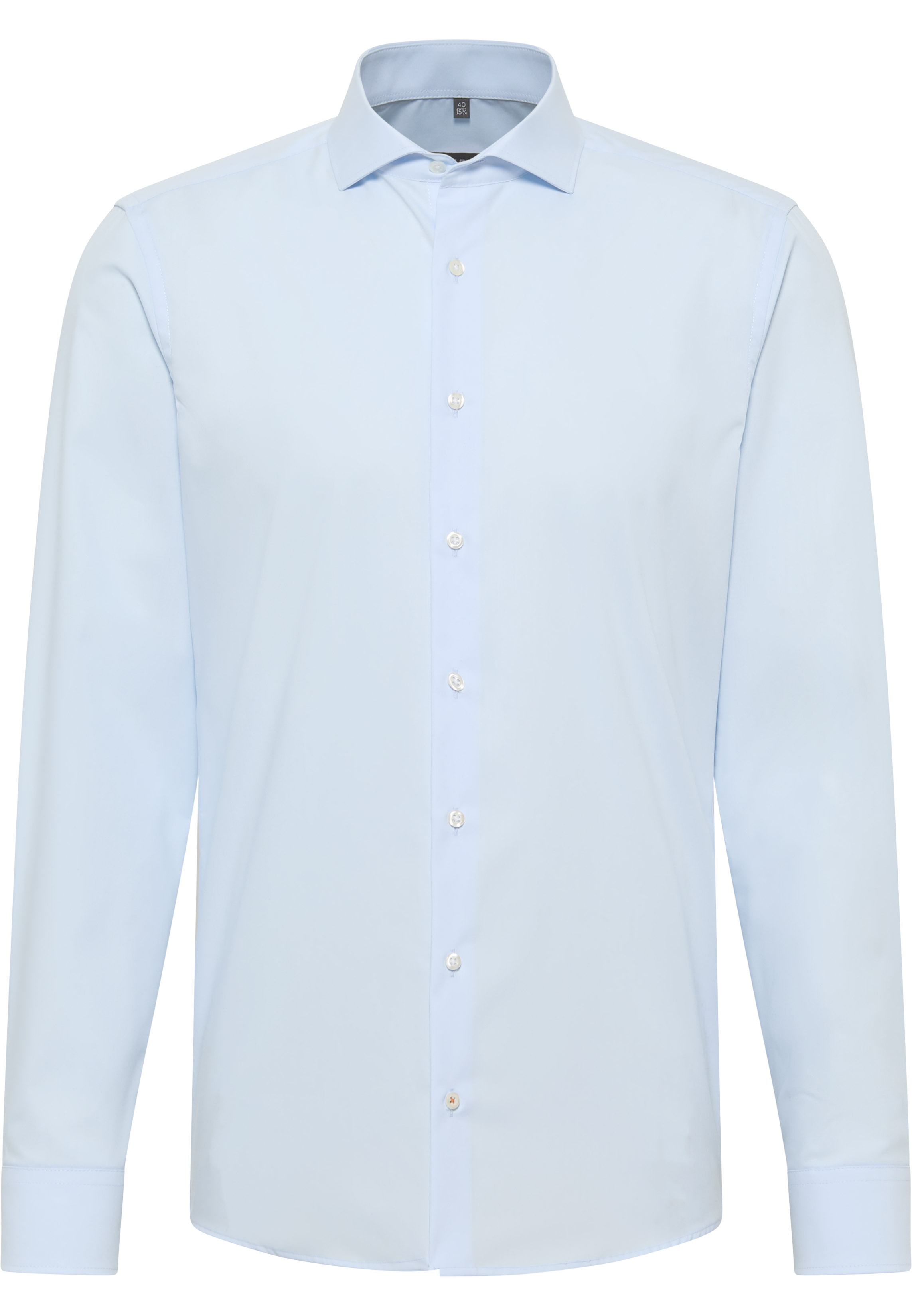 SLIM FIT Shirt in light blue plain