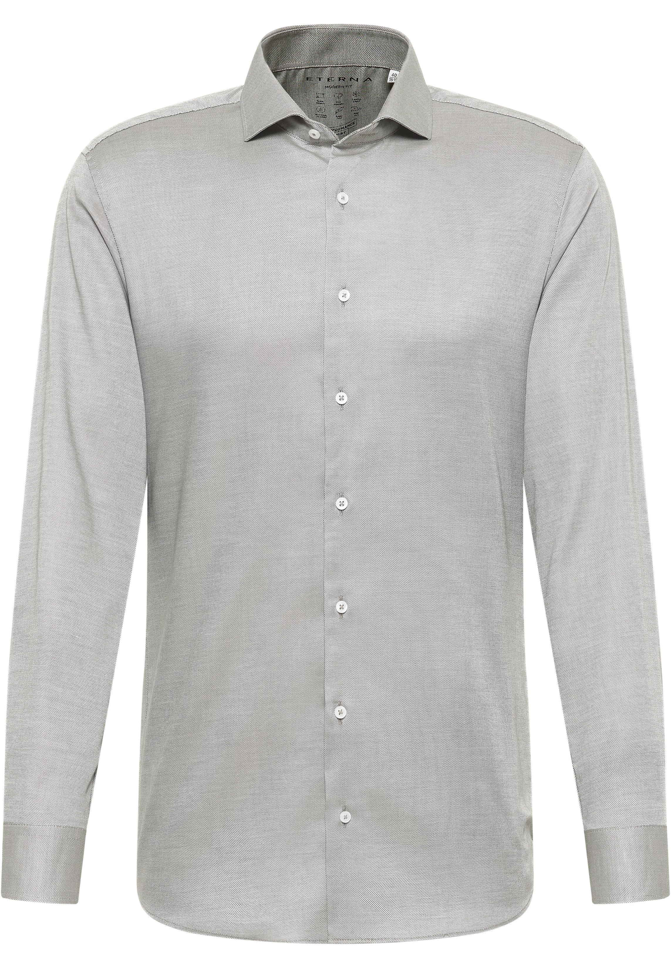 SLIM FIT Performance Shirt olive structuré