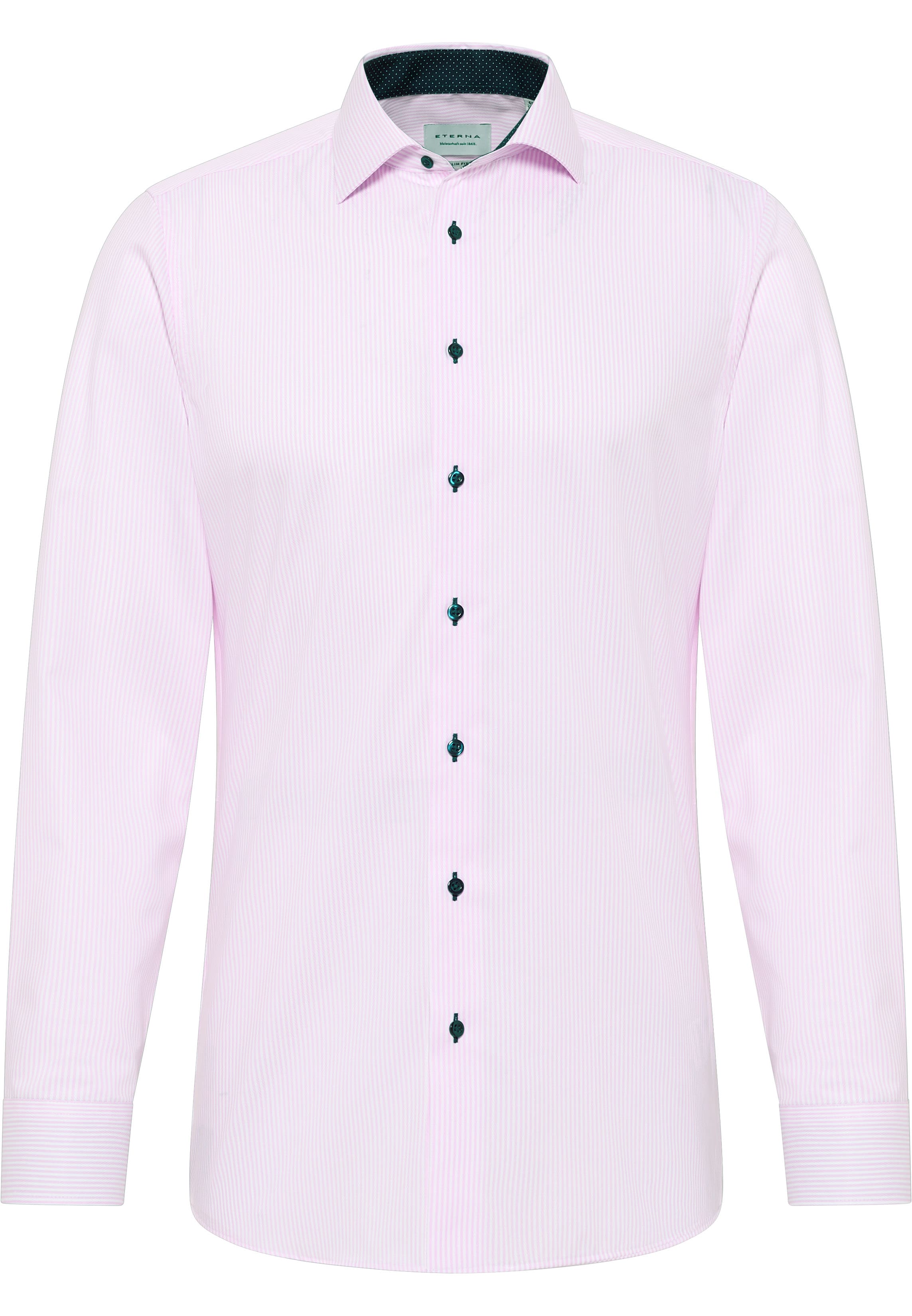 SLIM FIT Hemd in rosa gestreift