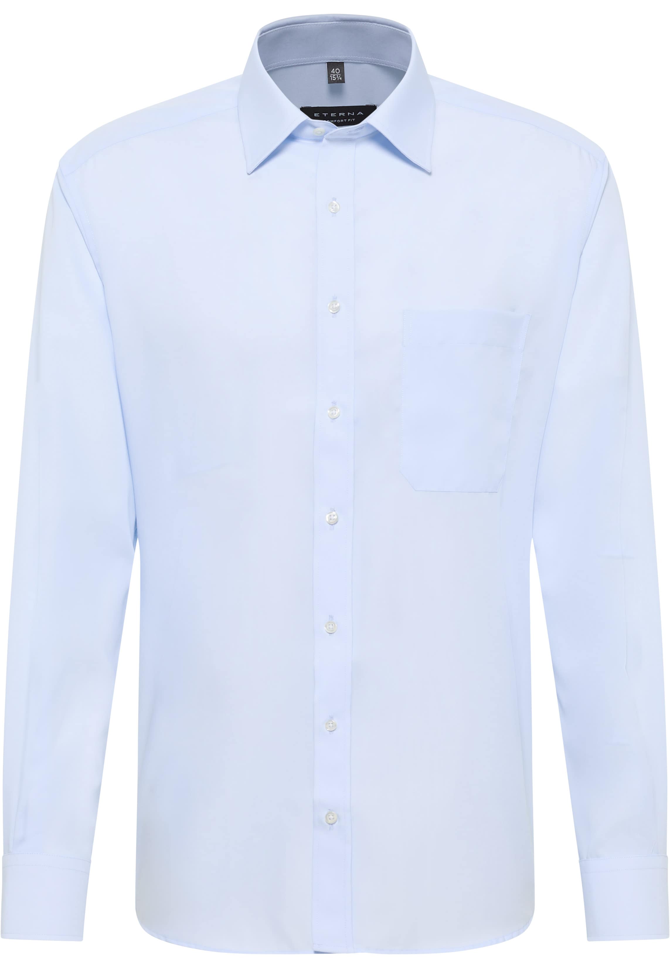 COMFORT FIT Shirt in light blue plain