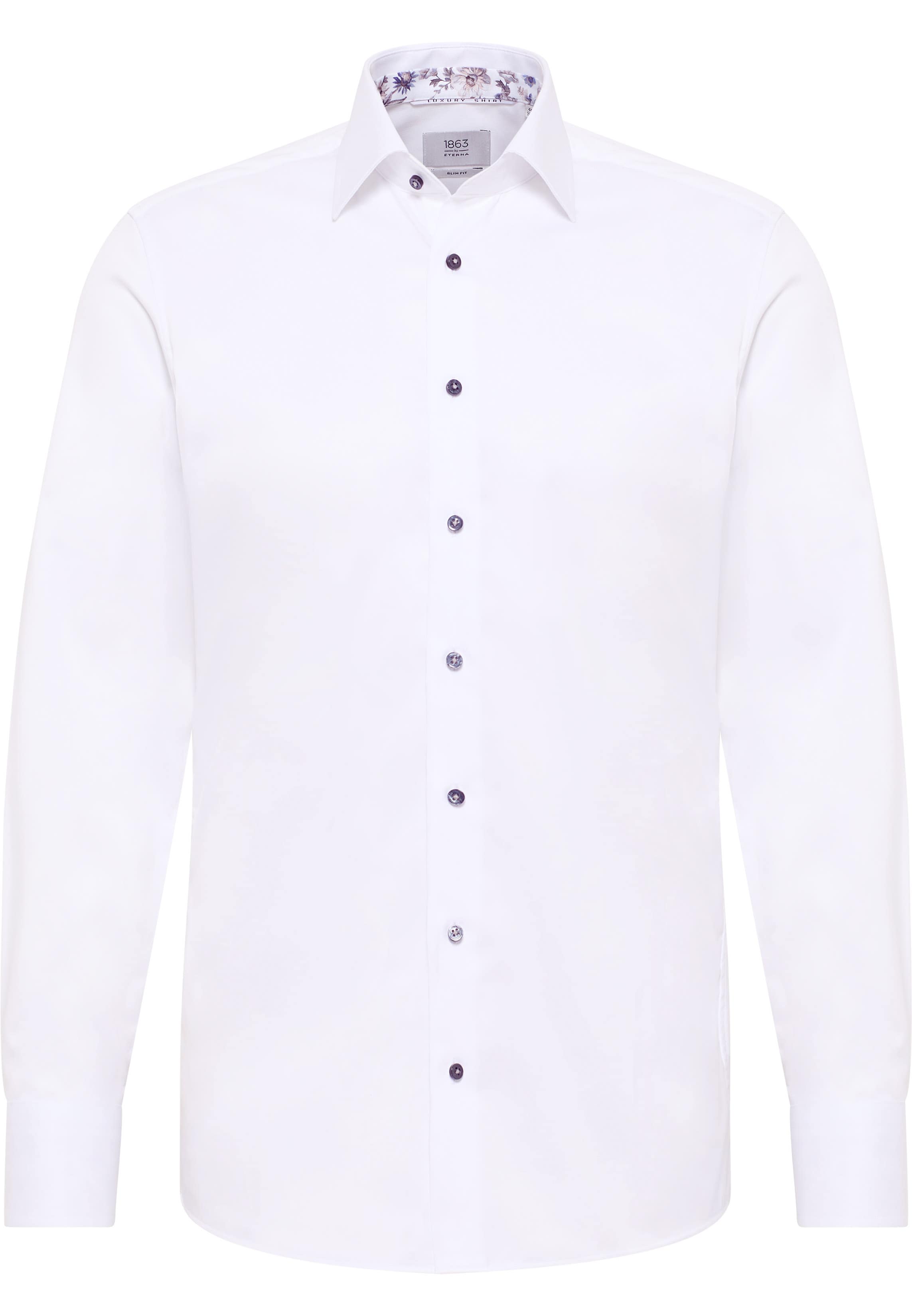 SLIM FIT Luxury Shirt blanc uni