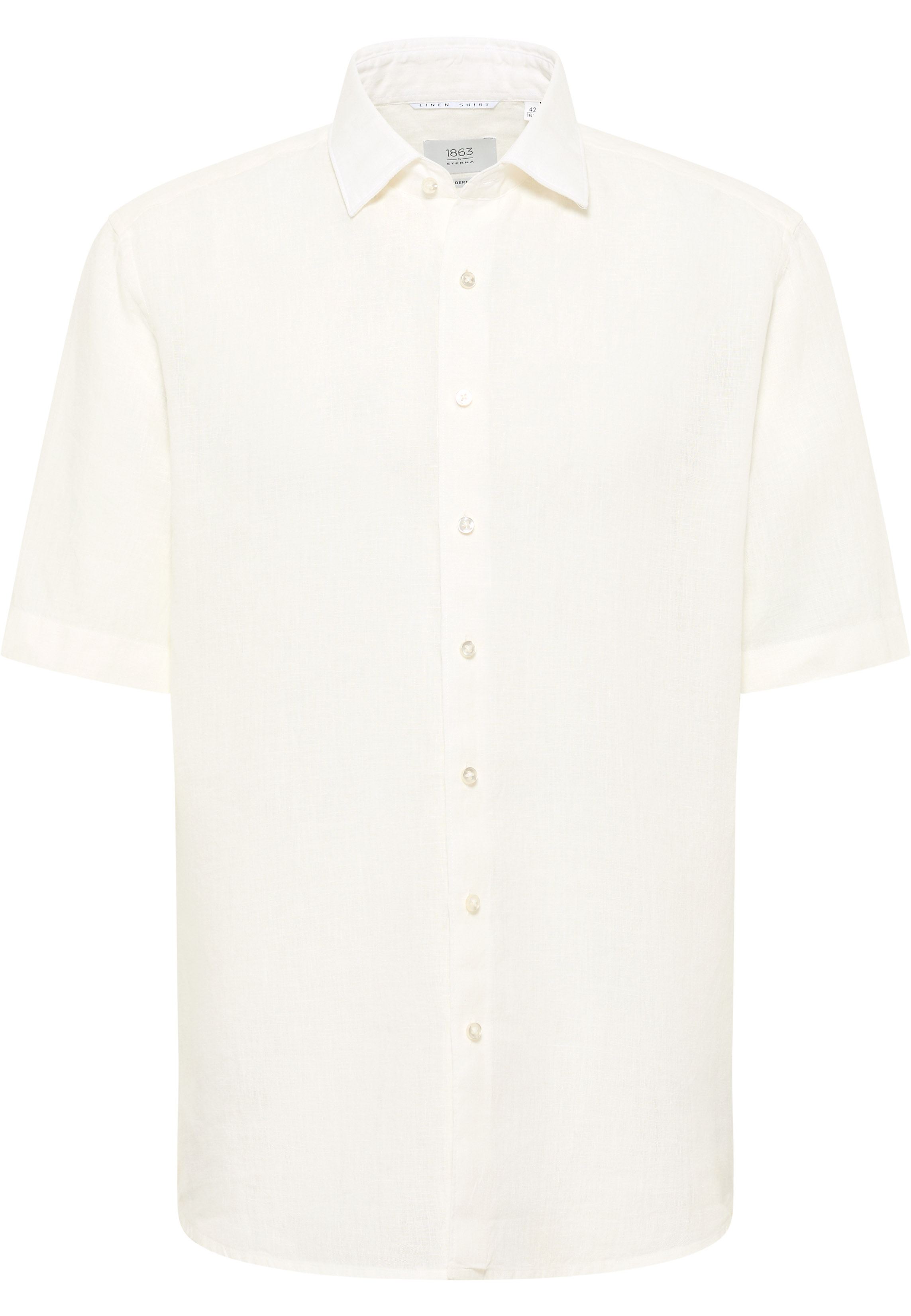 MODERN FIT Linen Shirt sable uni