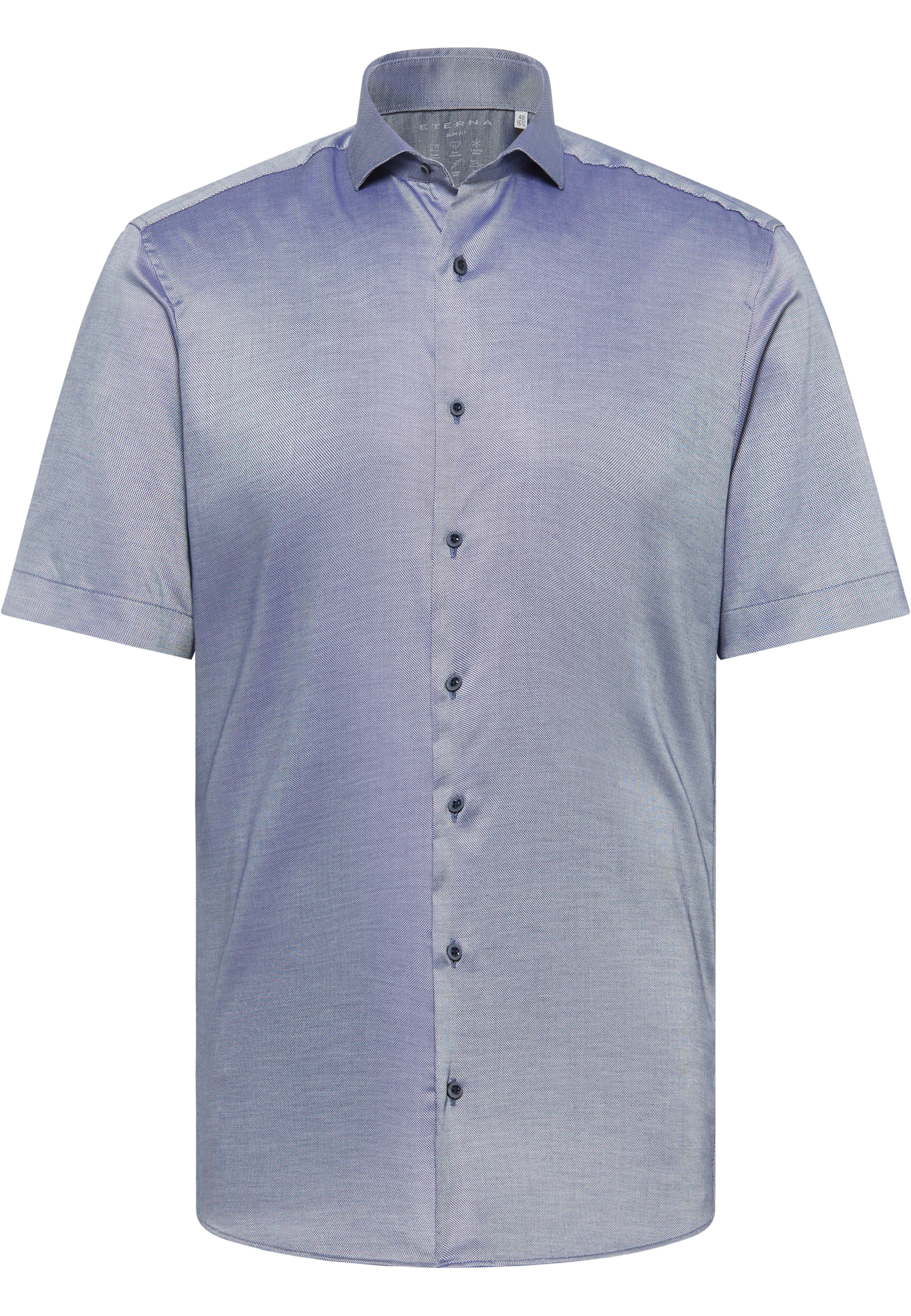 SLIM FIT Performance Shirt in denim structured