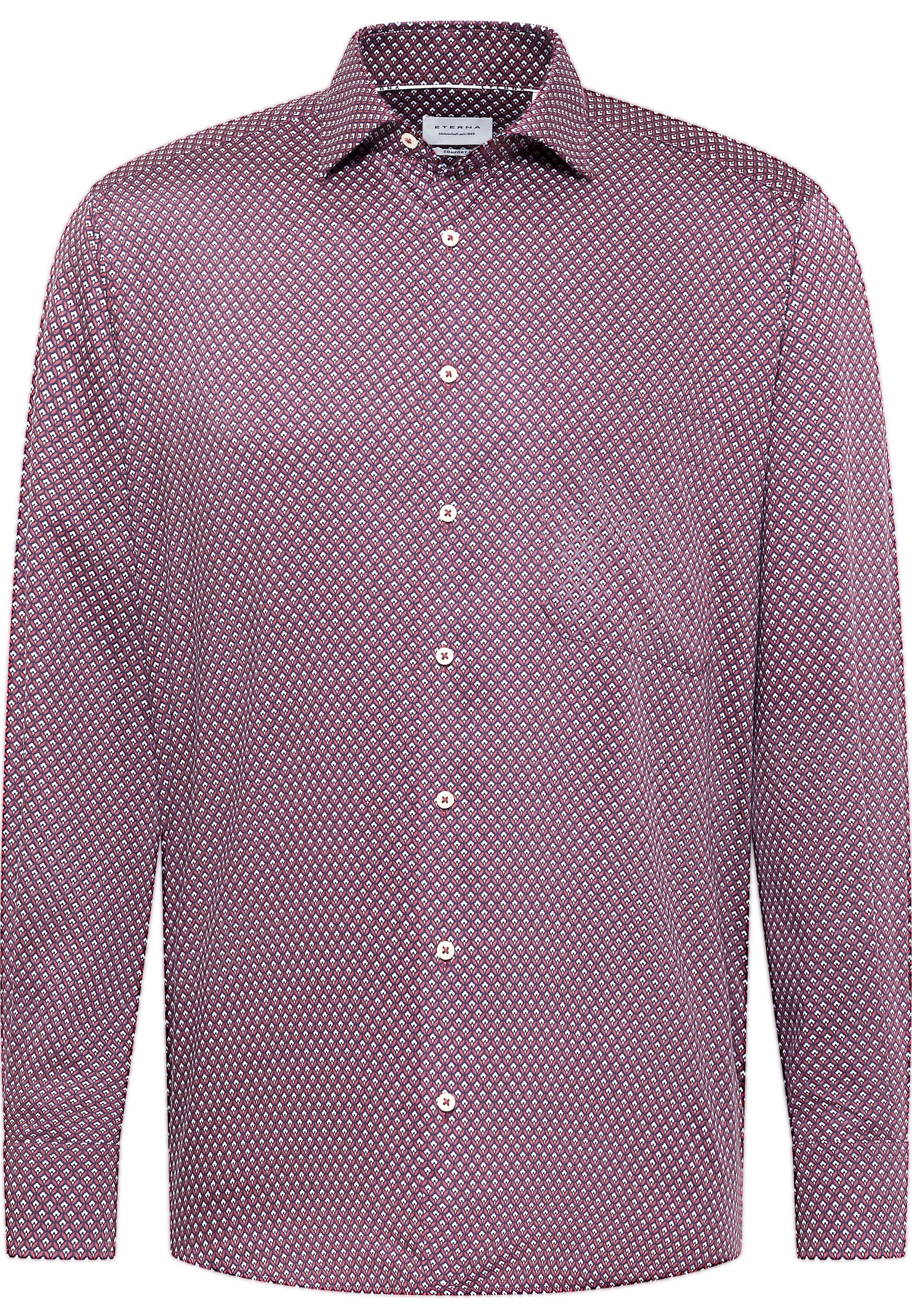 COMFORT FIT Shirt in red printed