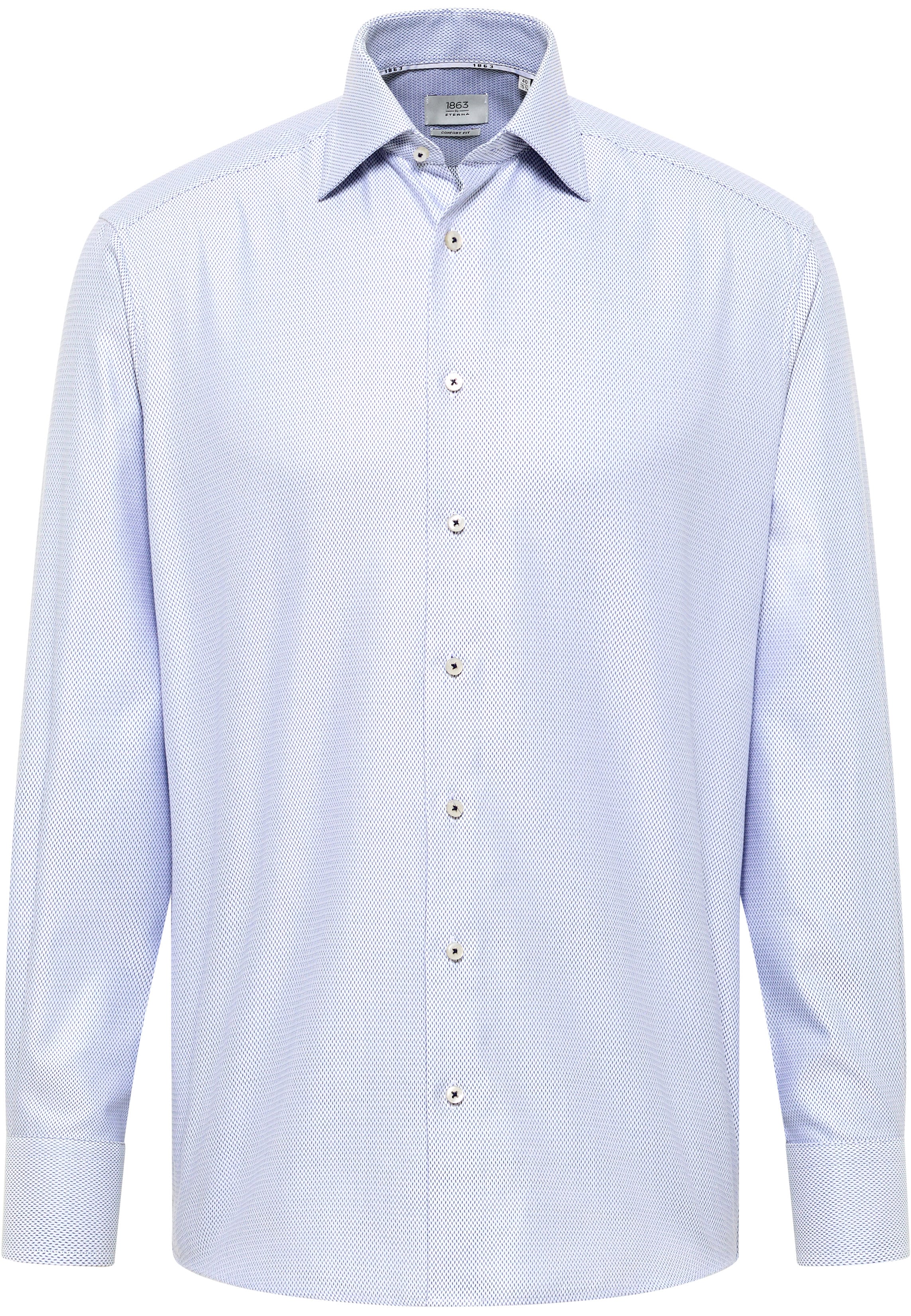 COMFORT FIT Shirt in sky blue structured