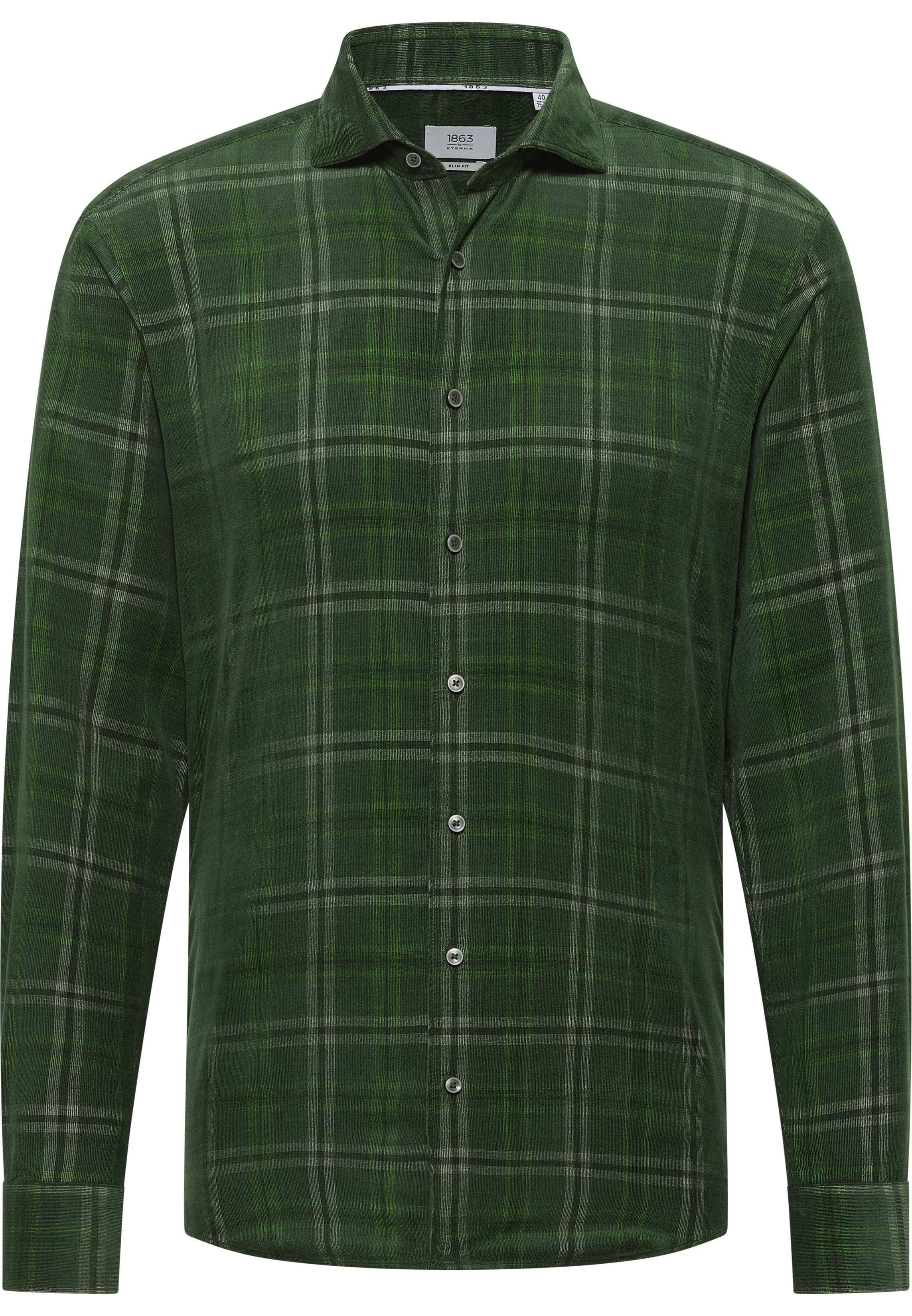 SLIM FIT Shirt in stone checkered