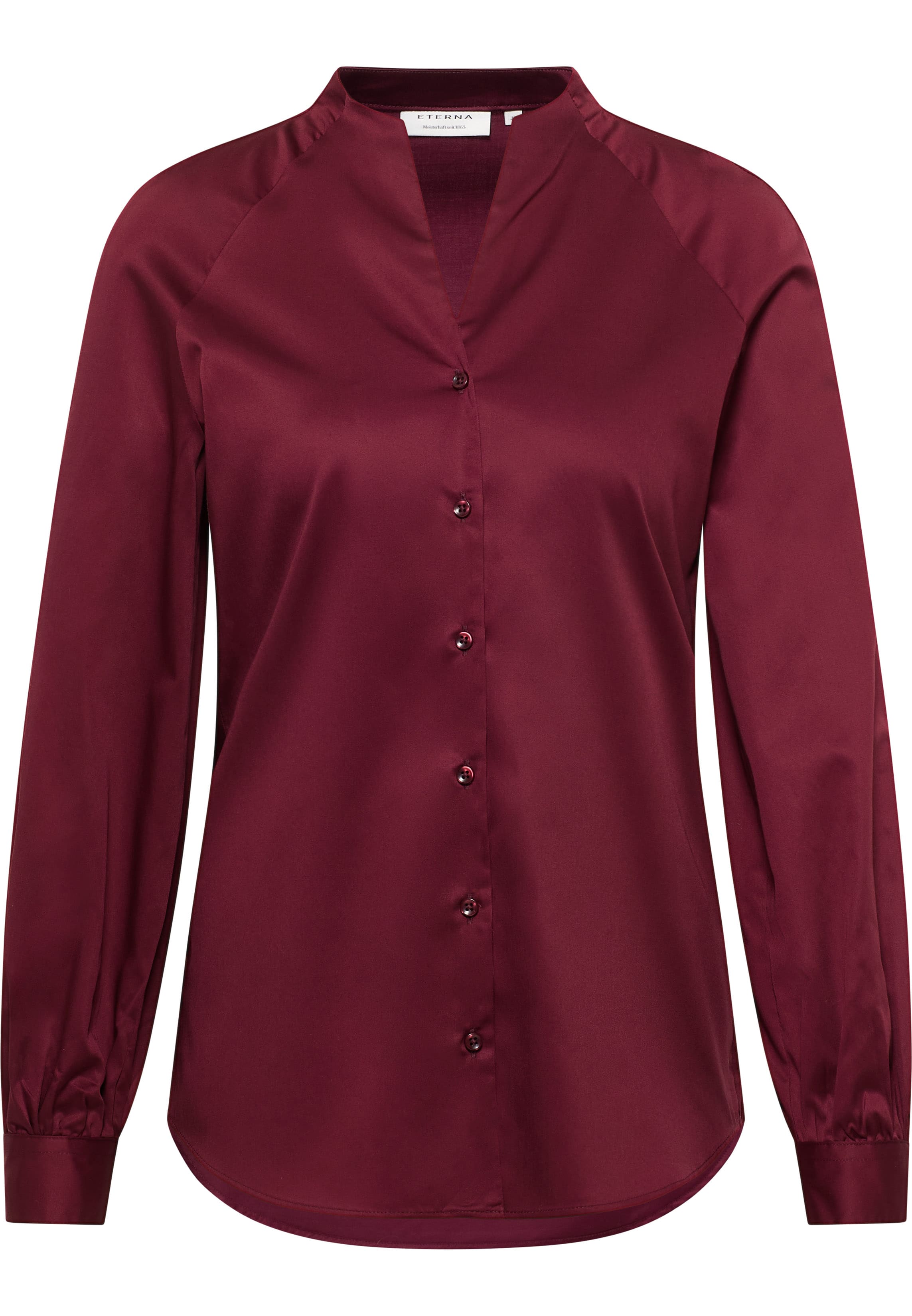 Burgundy satin top online