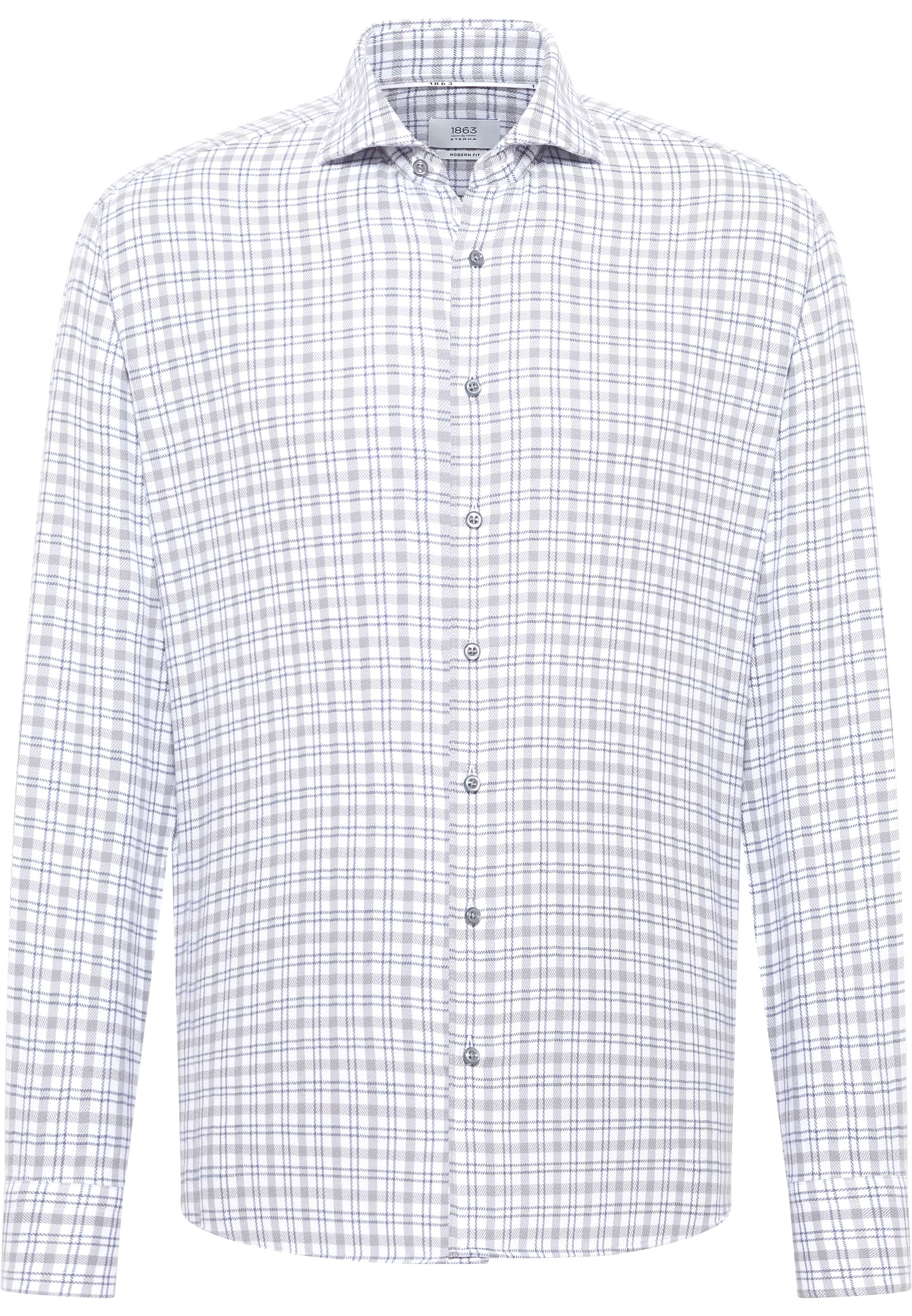 MODERN FIT Shirt in graphite checkered