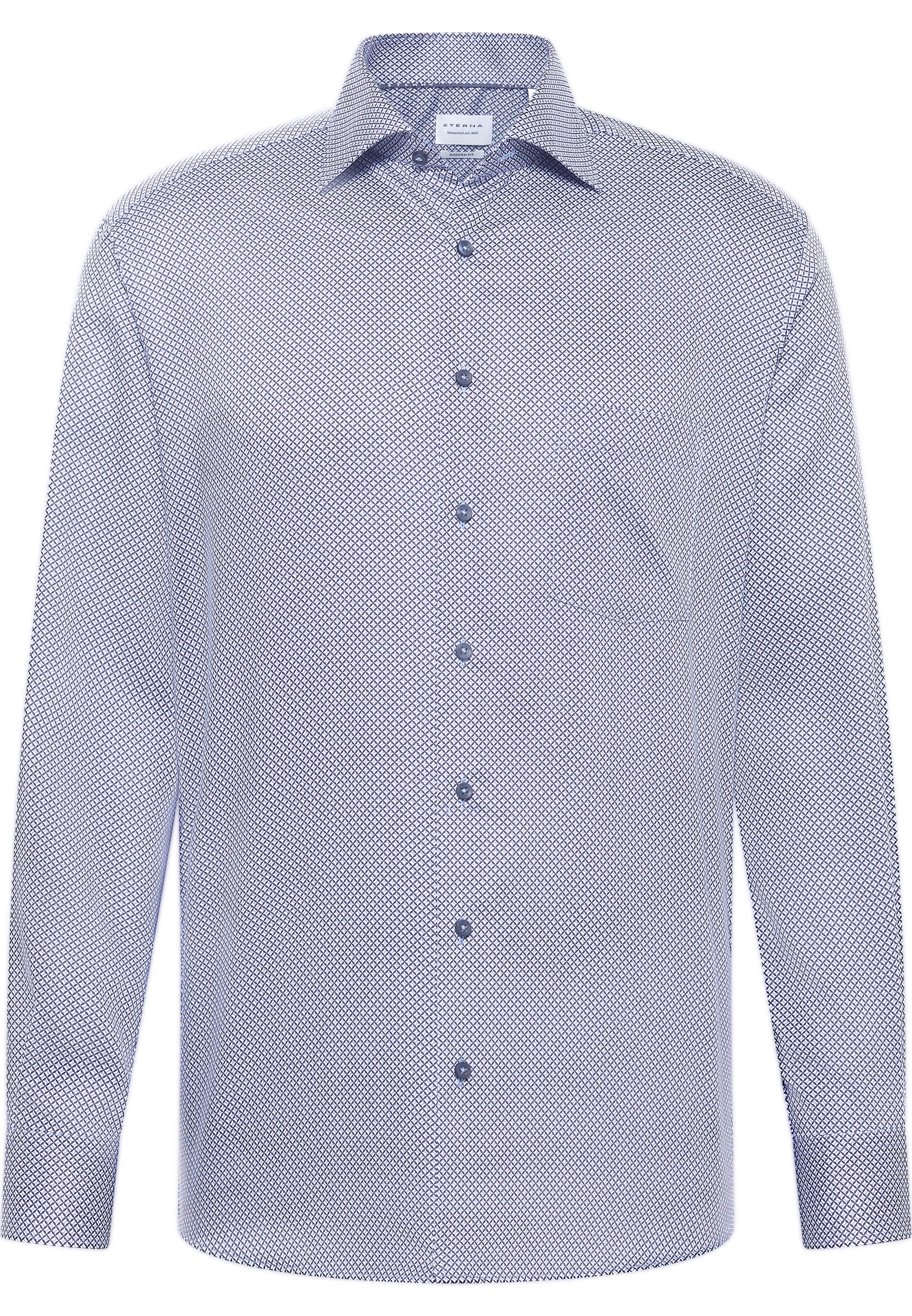 MODERN FIT Shirt in light blue printed