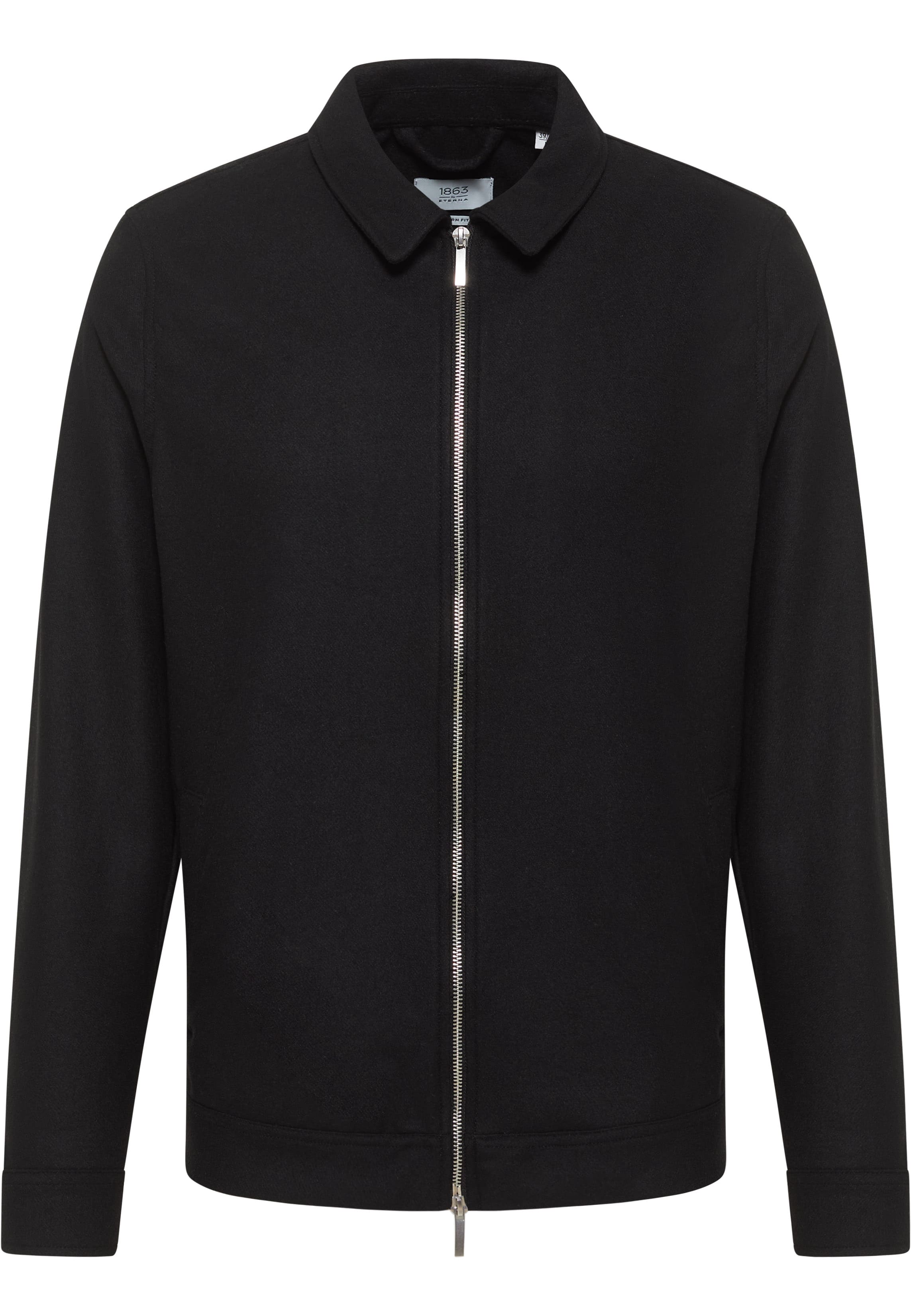 MODERN FIT Shirt in black plain