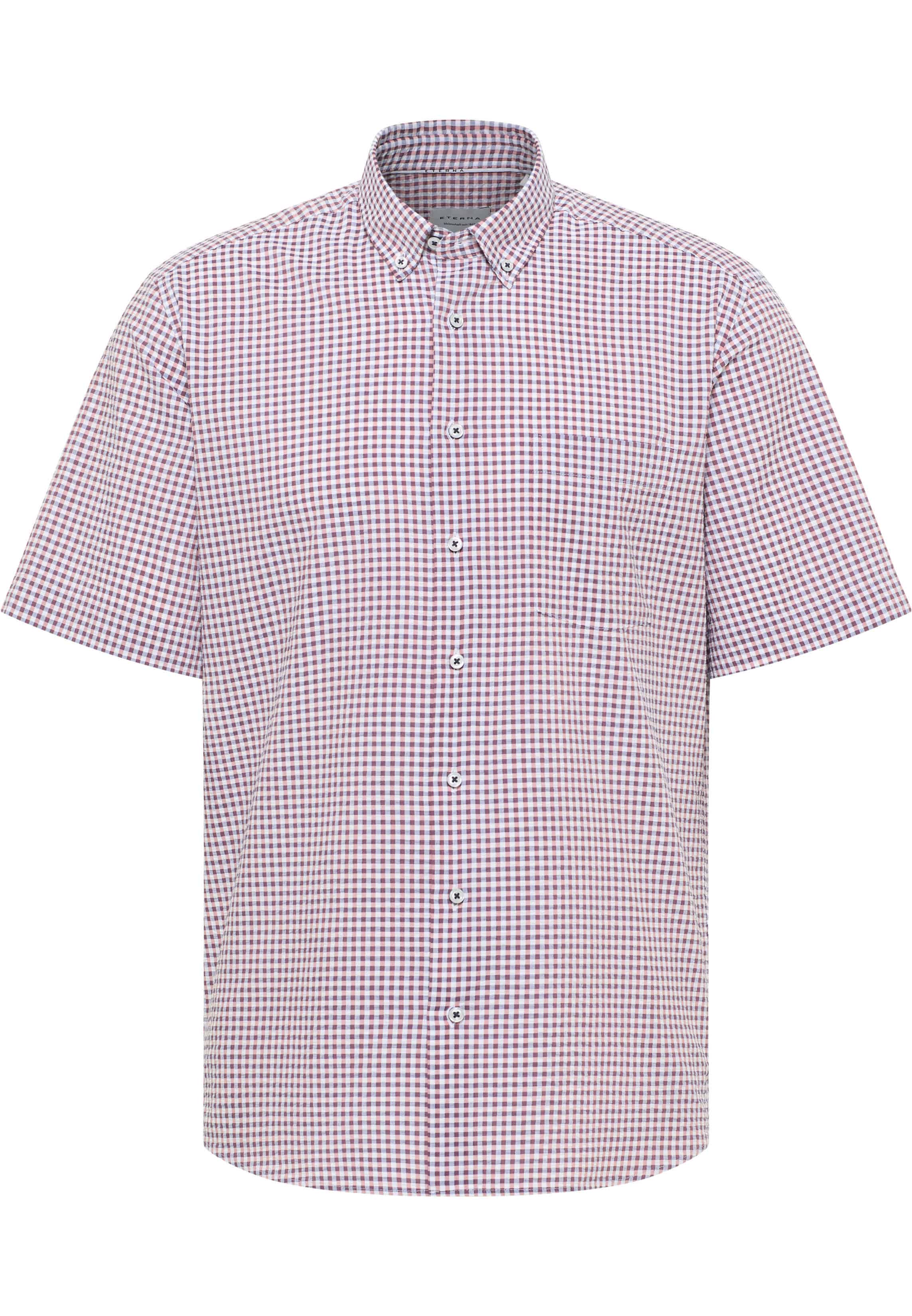 MODERN FIT Shirt in light red checkered