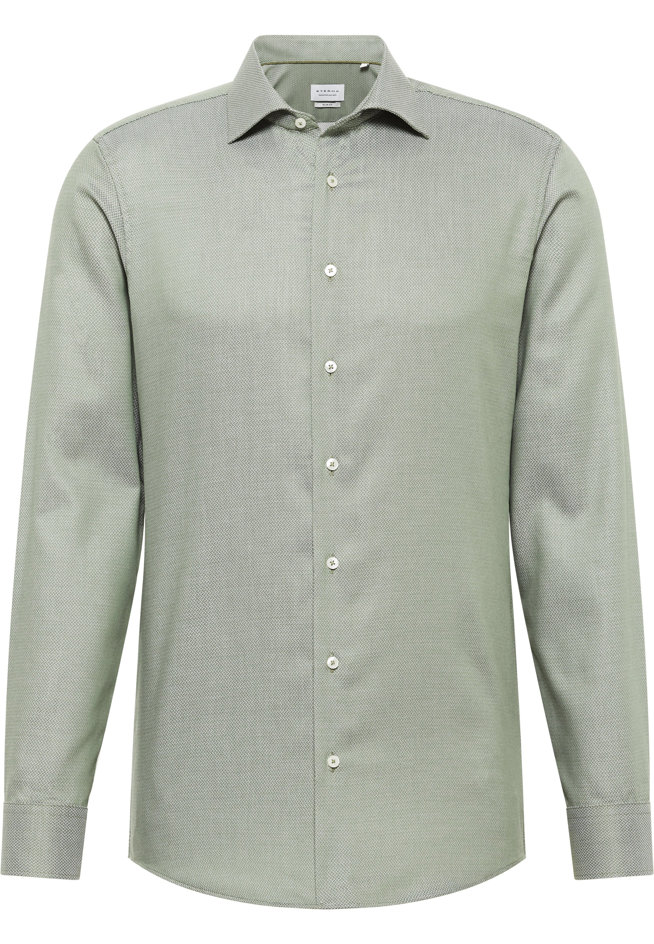 SLIM FIT Shirt in leave structured