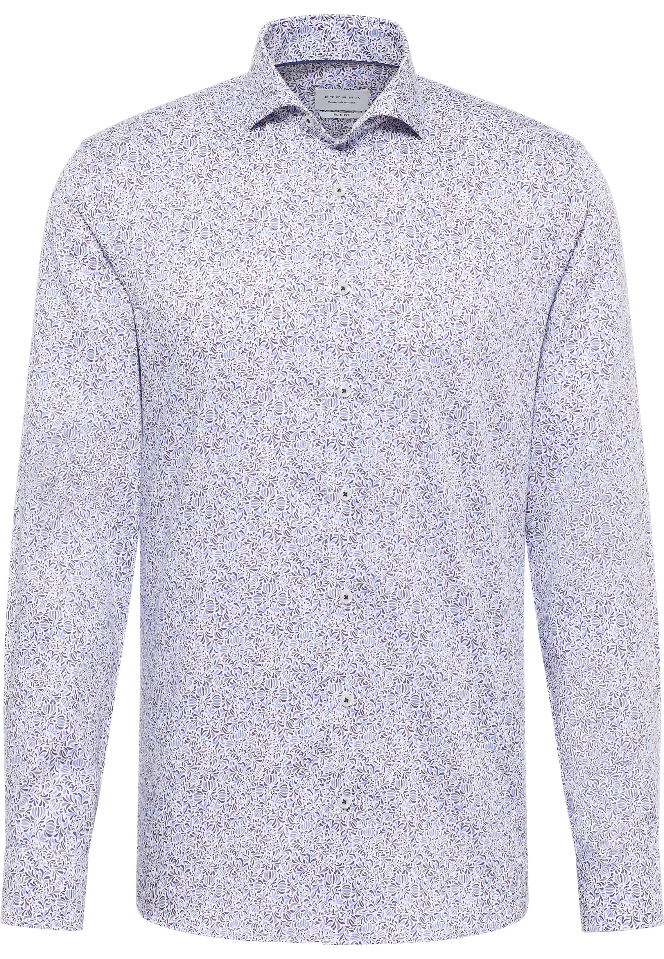 SLIM FIT Shirt in light blue printed