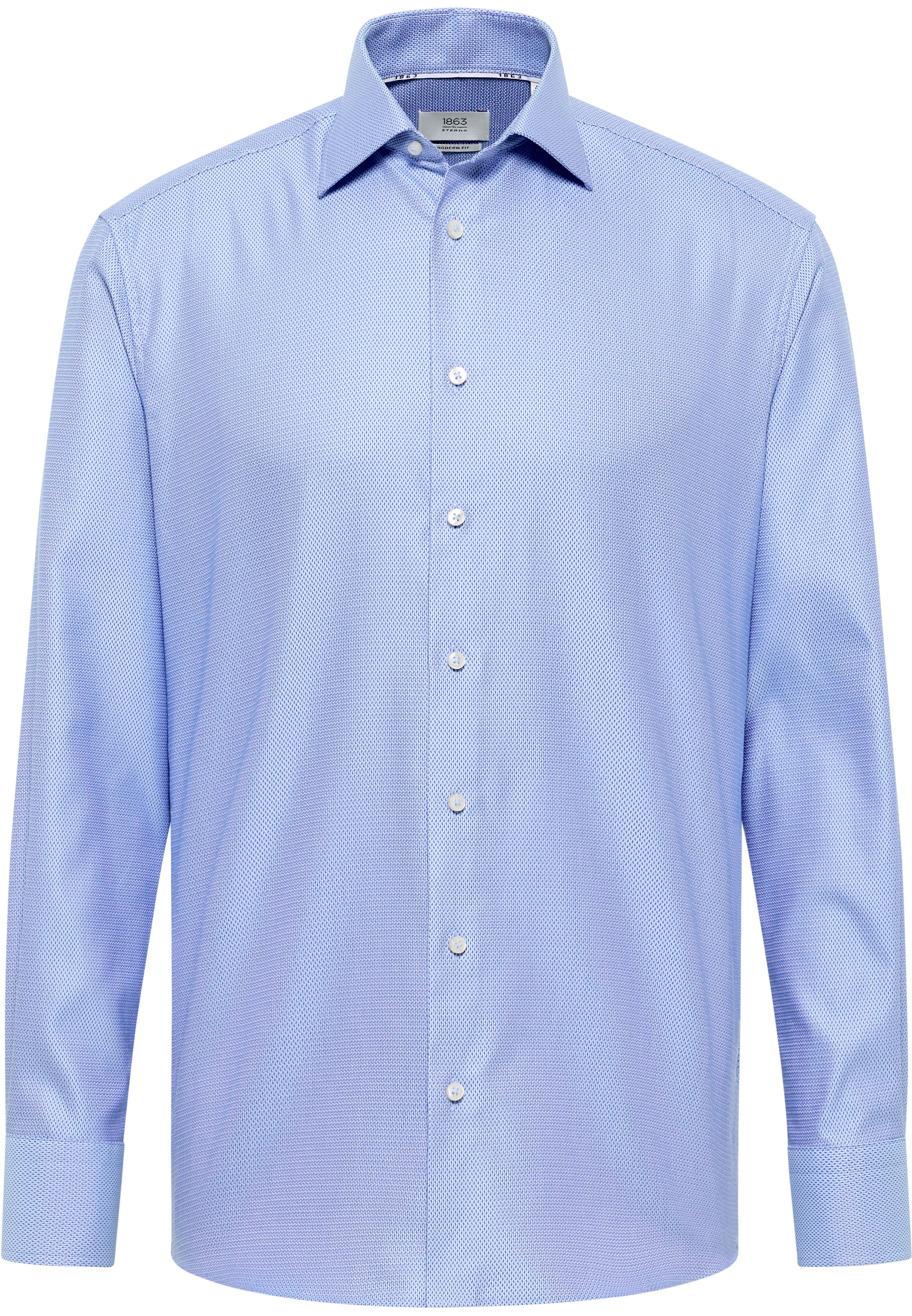 MODERN FIT Shirt in light blue structured