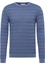 Gebreide pullover in blauw gestructureerd