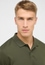 REGULAR FIT Poloshirt in olive unifarben