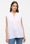 T-shirt blouse in white plain