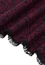 Scarf in burgundy patterned