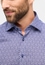 MODERN FIT Shirt in blue printed